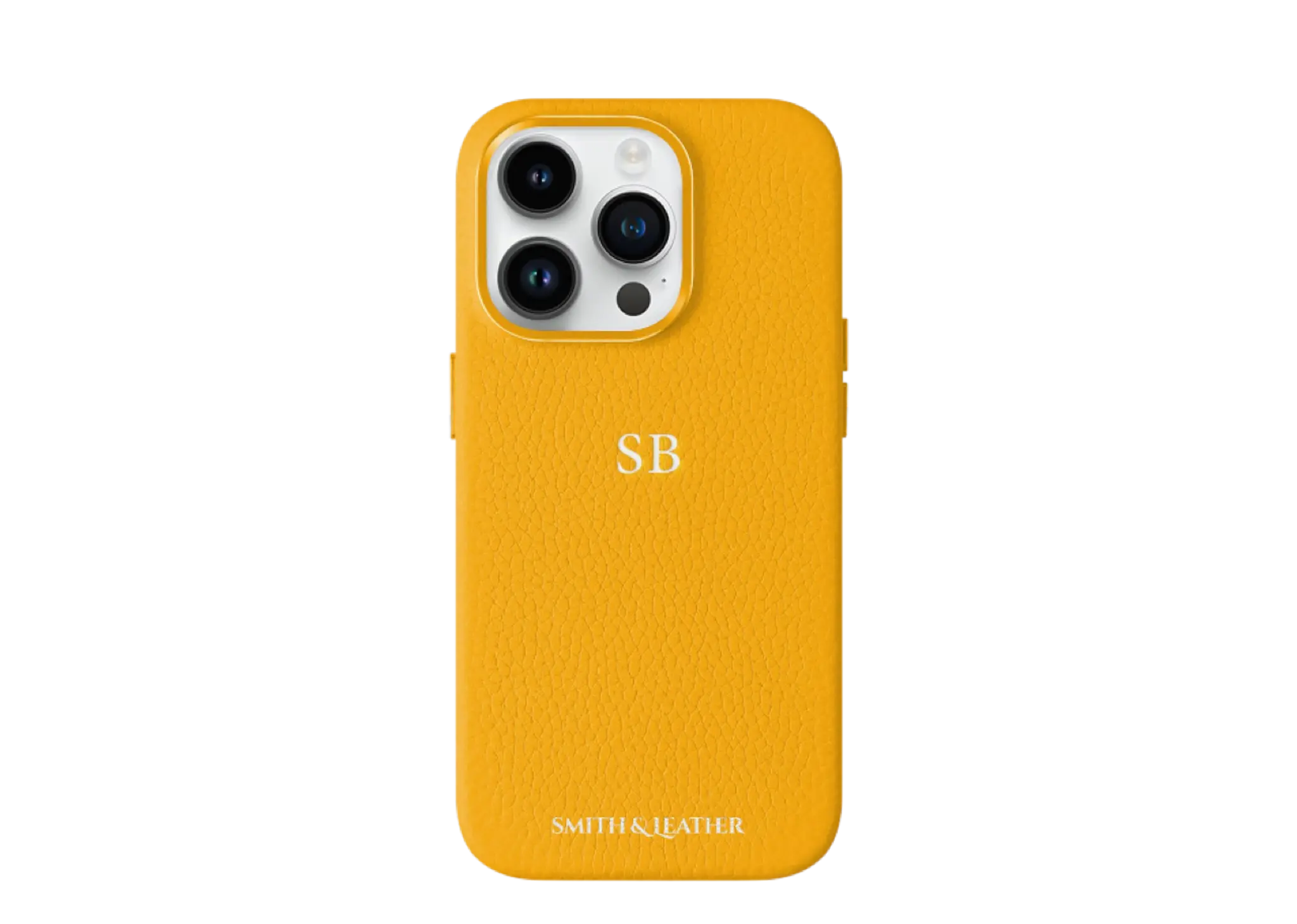 Smith&Leather iPhone 15 Pro MagSafe Leather Case Yellow - photo 2