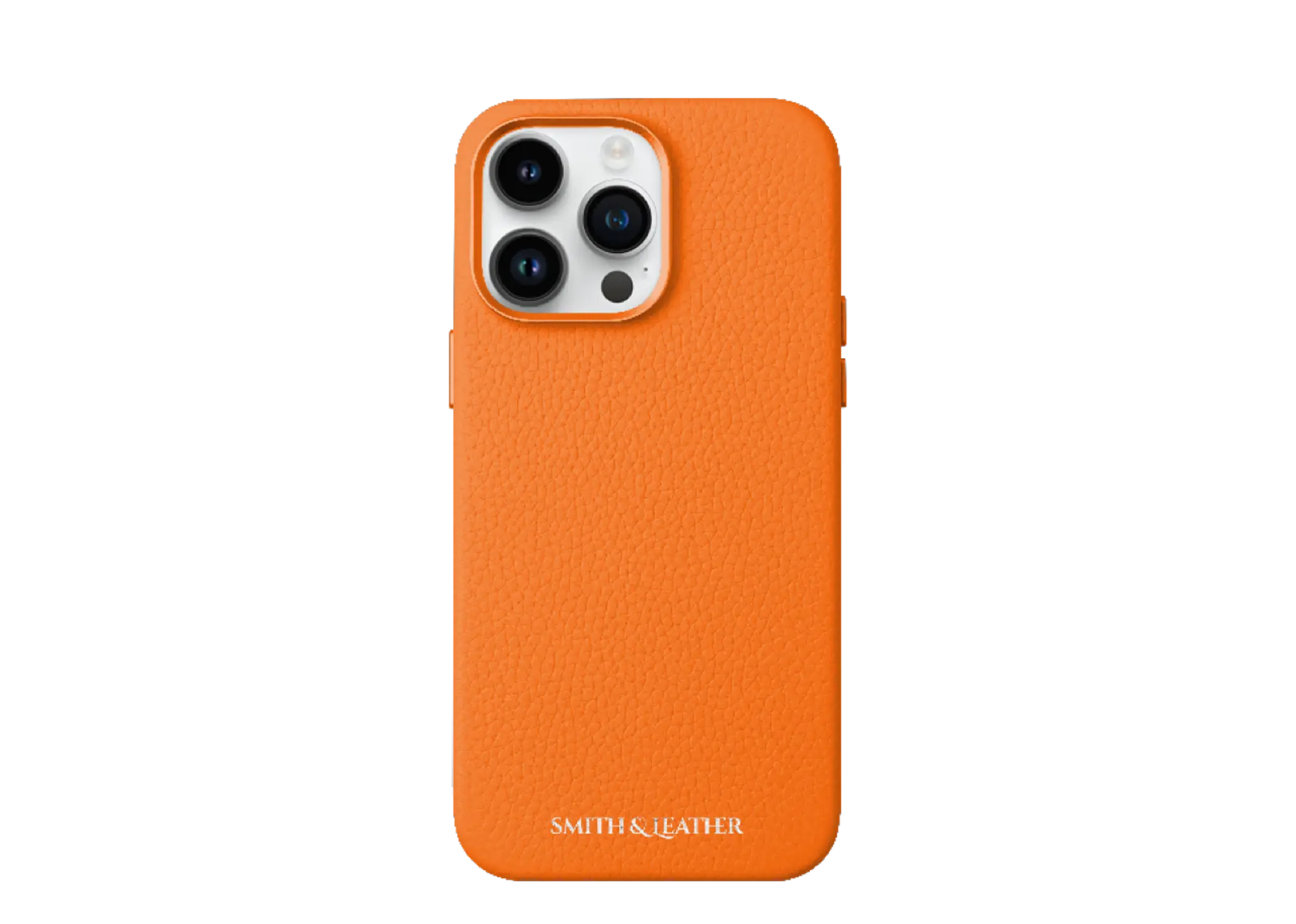 Smith&Leather iPhone 15 Pro Max MagSafe Leather Case Orange