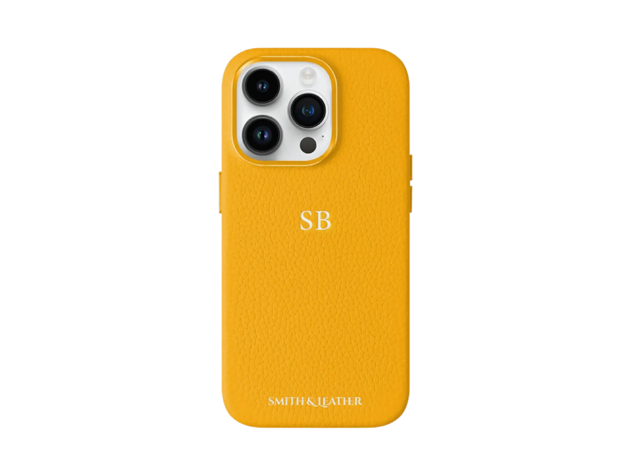 Smith&Leather iPhone 15 Pro Max MagSafe Leather Case Yellow - photo 2