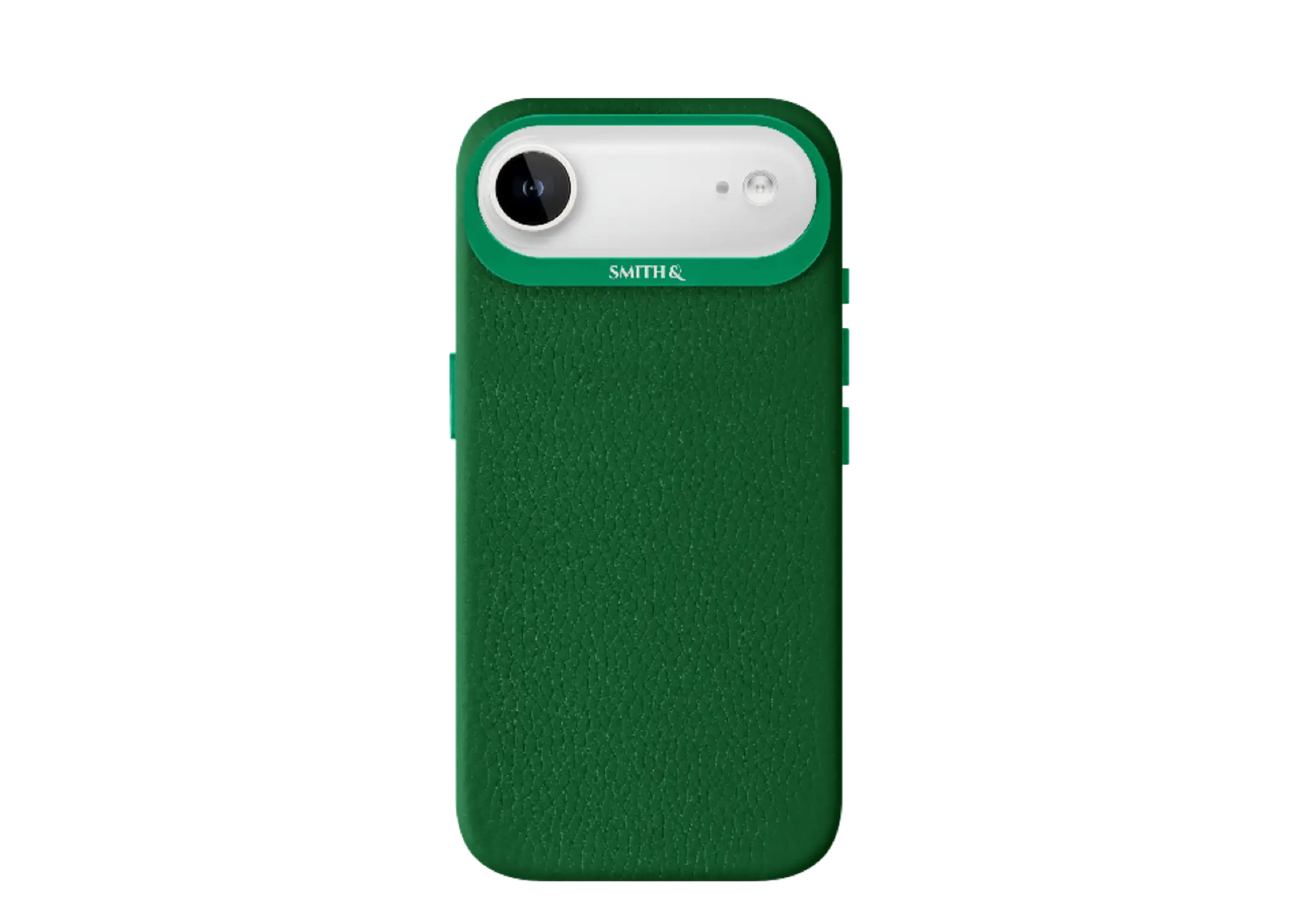 Smith&Leather iPhone 17 Air MagSafe Leather Case - Kickstand Lens Frame Green