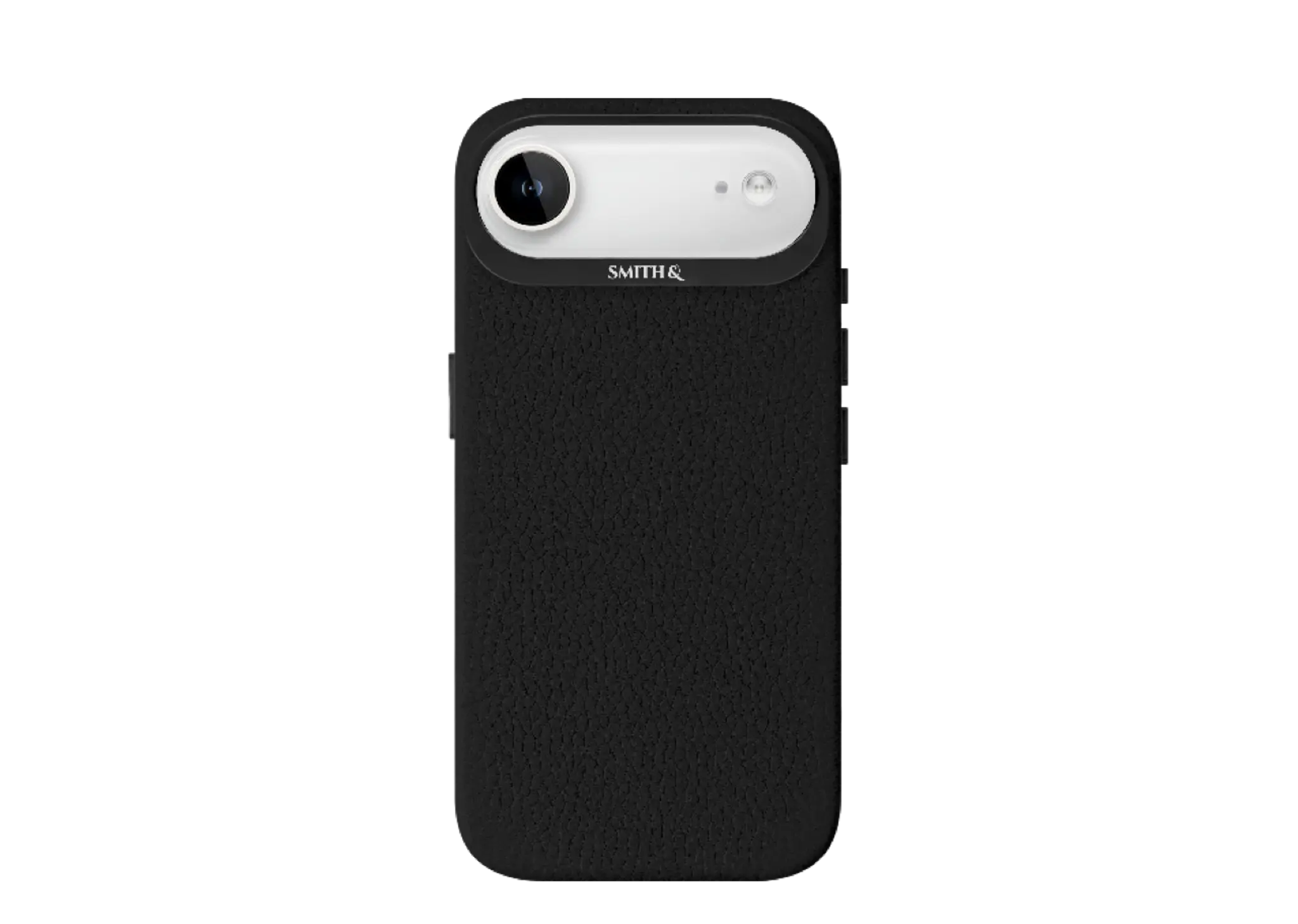 Smith&Leather iPhone 17 Air MagSafe Leather Case - Kickstand Lens Frame Black