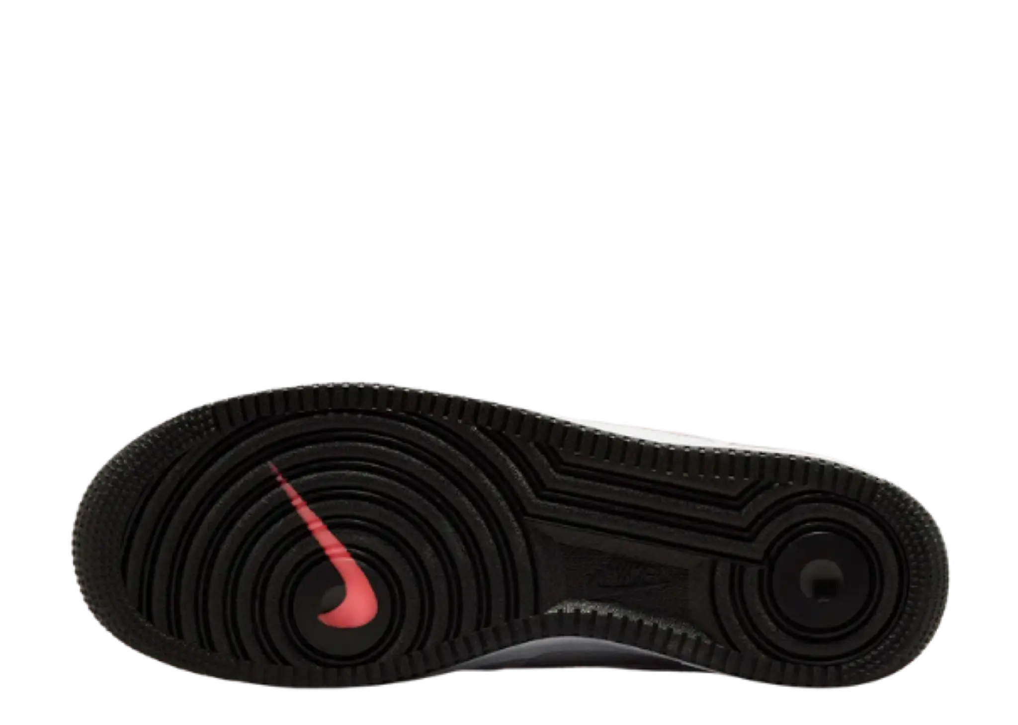 Nike Air Force 1 Low '07 Smiley Swoosh White Black Flash Crimson - photo 3
