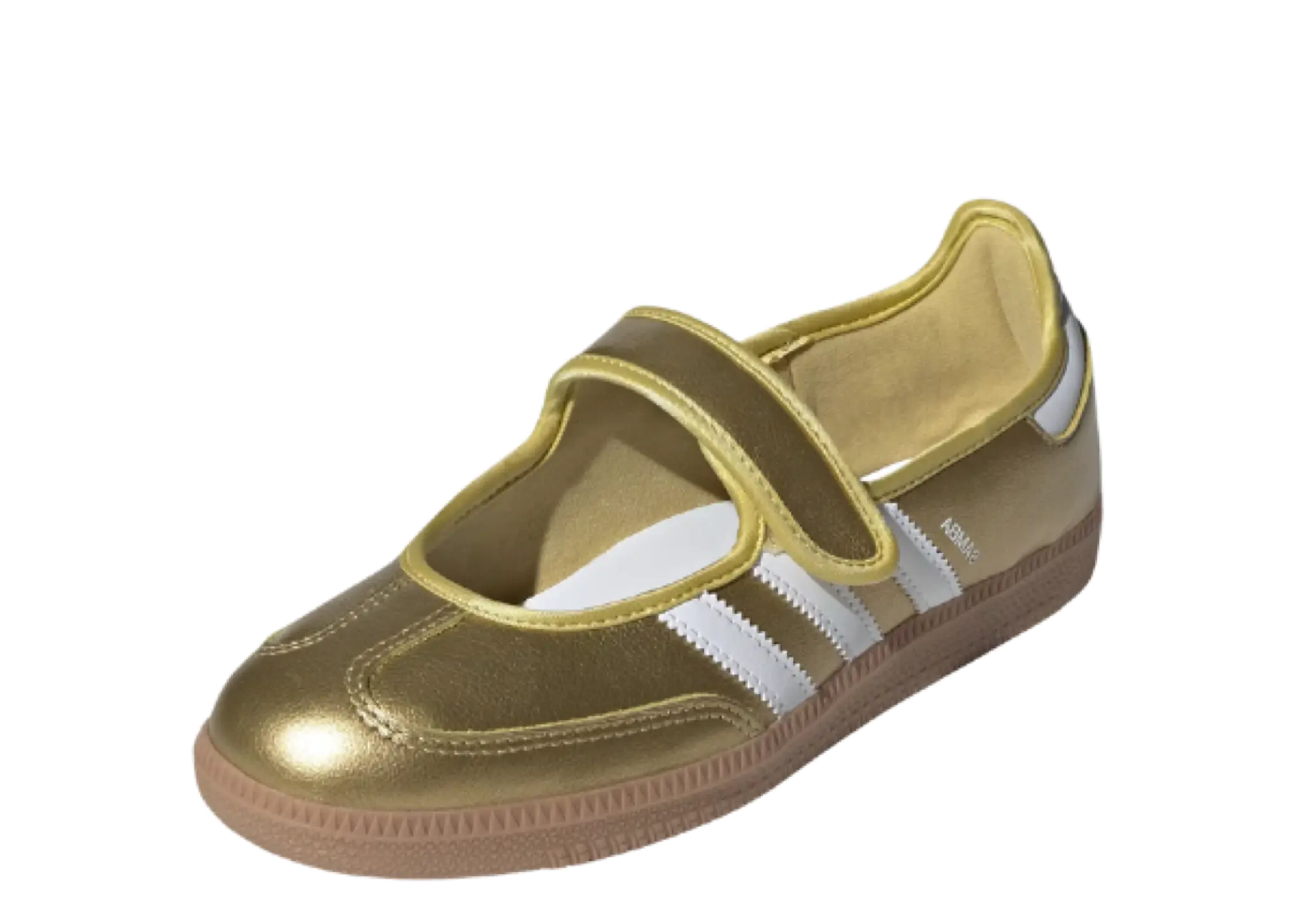 Adidas Samba Jane Gold Metallic Cloud White Gum (Women's) - photo 2