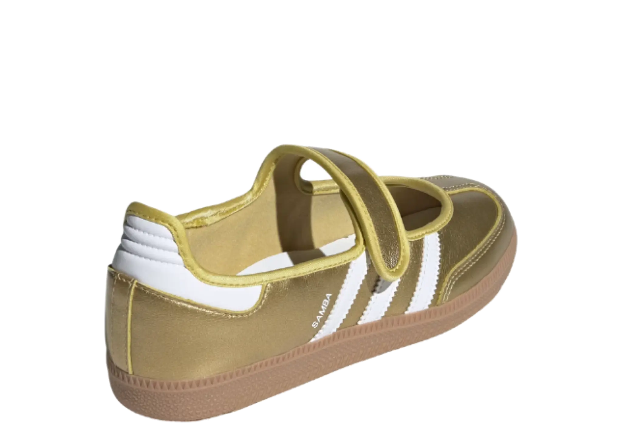 Adidas Samba Jane Gold Metallic Cloud White Gum (Women's) - photo 3