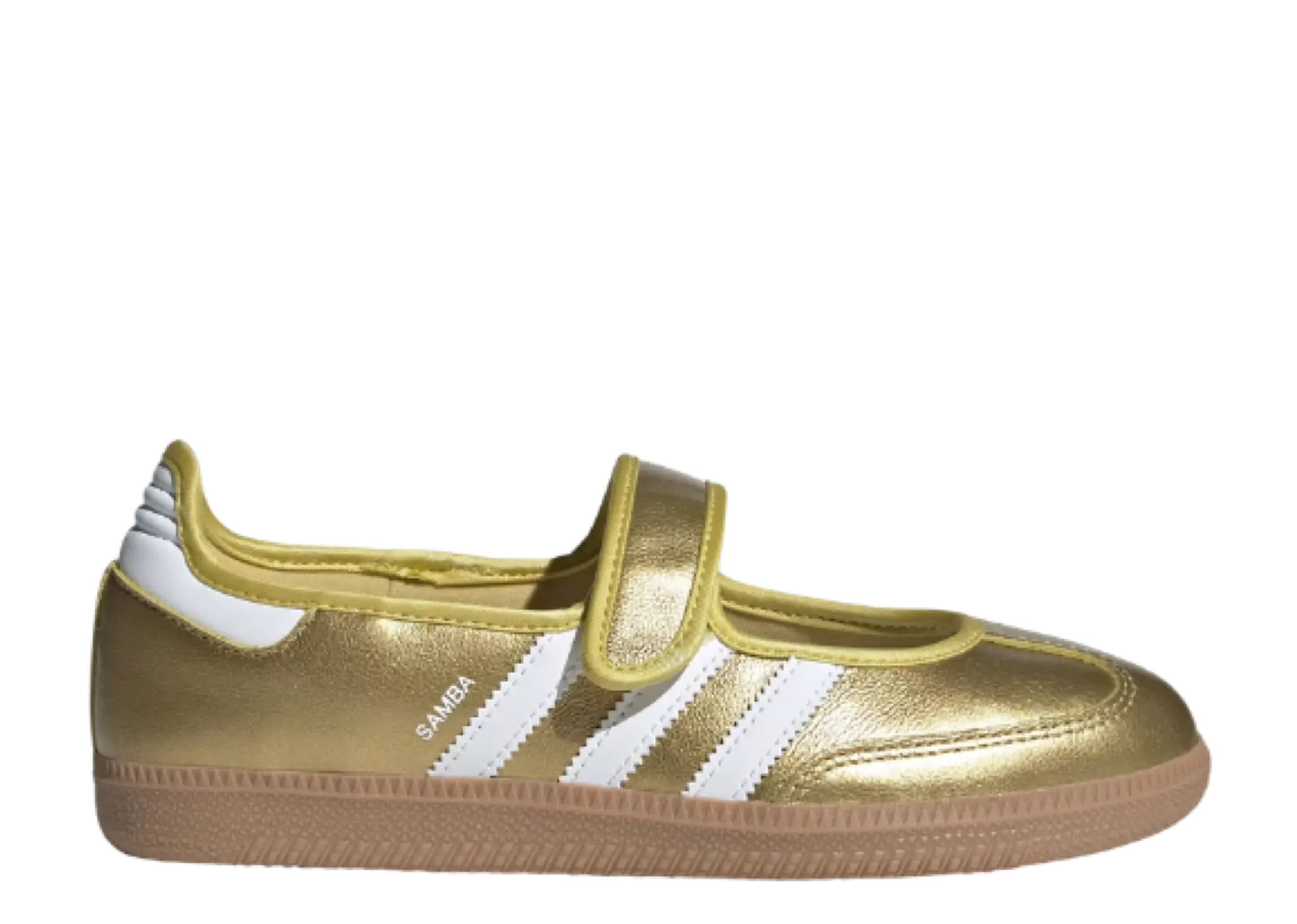 Adidas Samba Jane Gold Metallic Cloud White Gum (Women's)