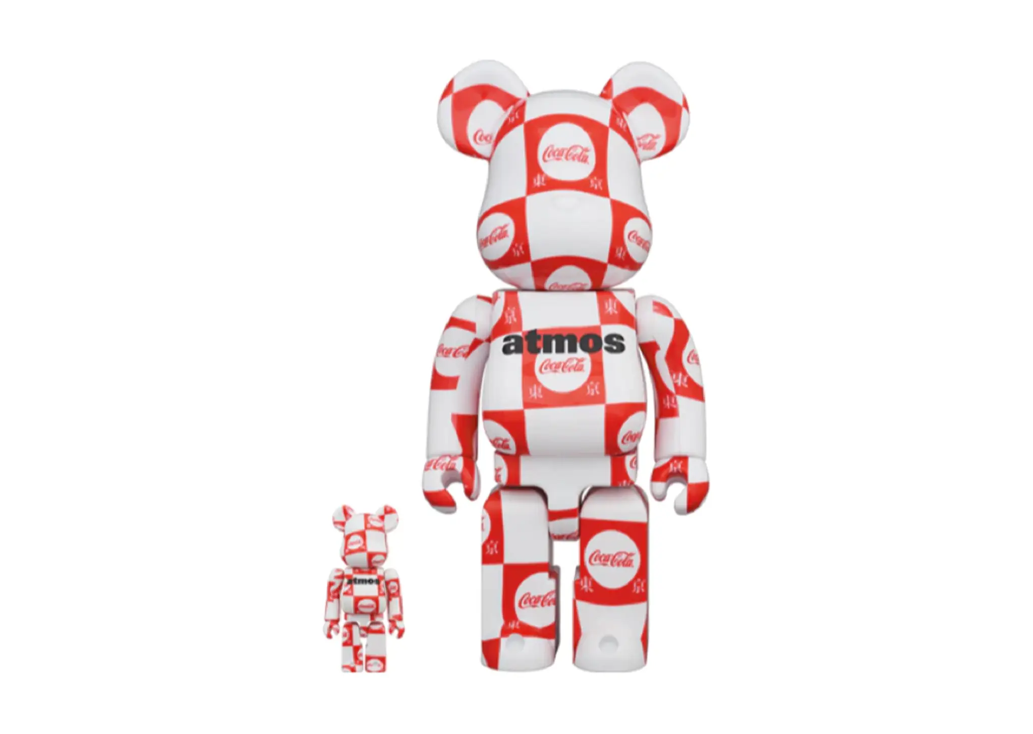 Be@rbrick atmos x Coca-Cola Tokyo 100% & 400% Set