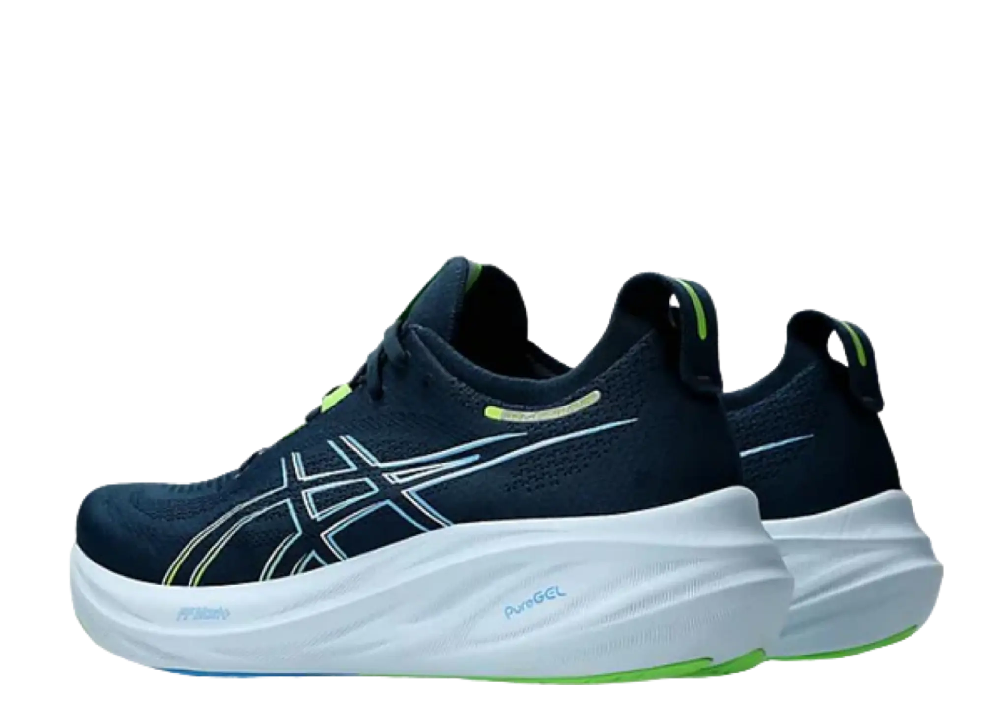 ASICS Gel-Nimbus 26 French Blue Electric Lime - photo 2