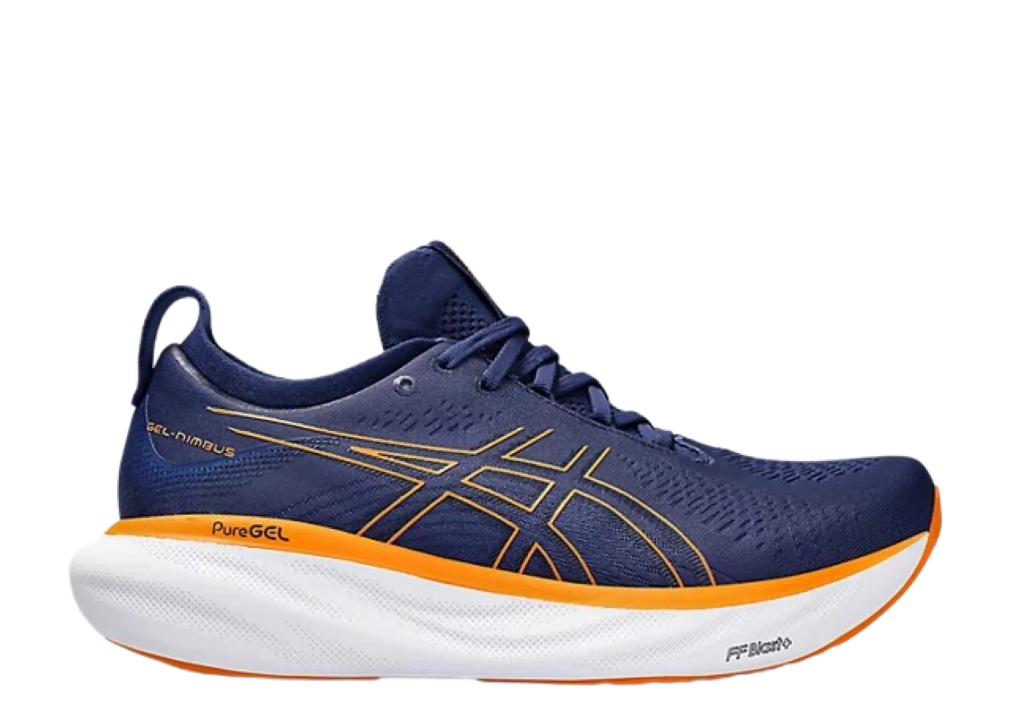 ASICS Gel-Nimbus 25 Deep Ocean Bright Orange