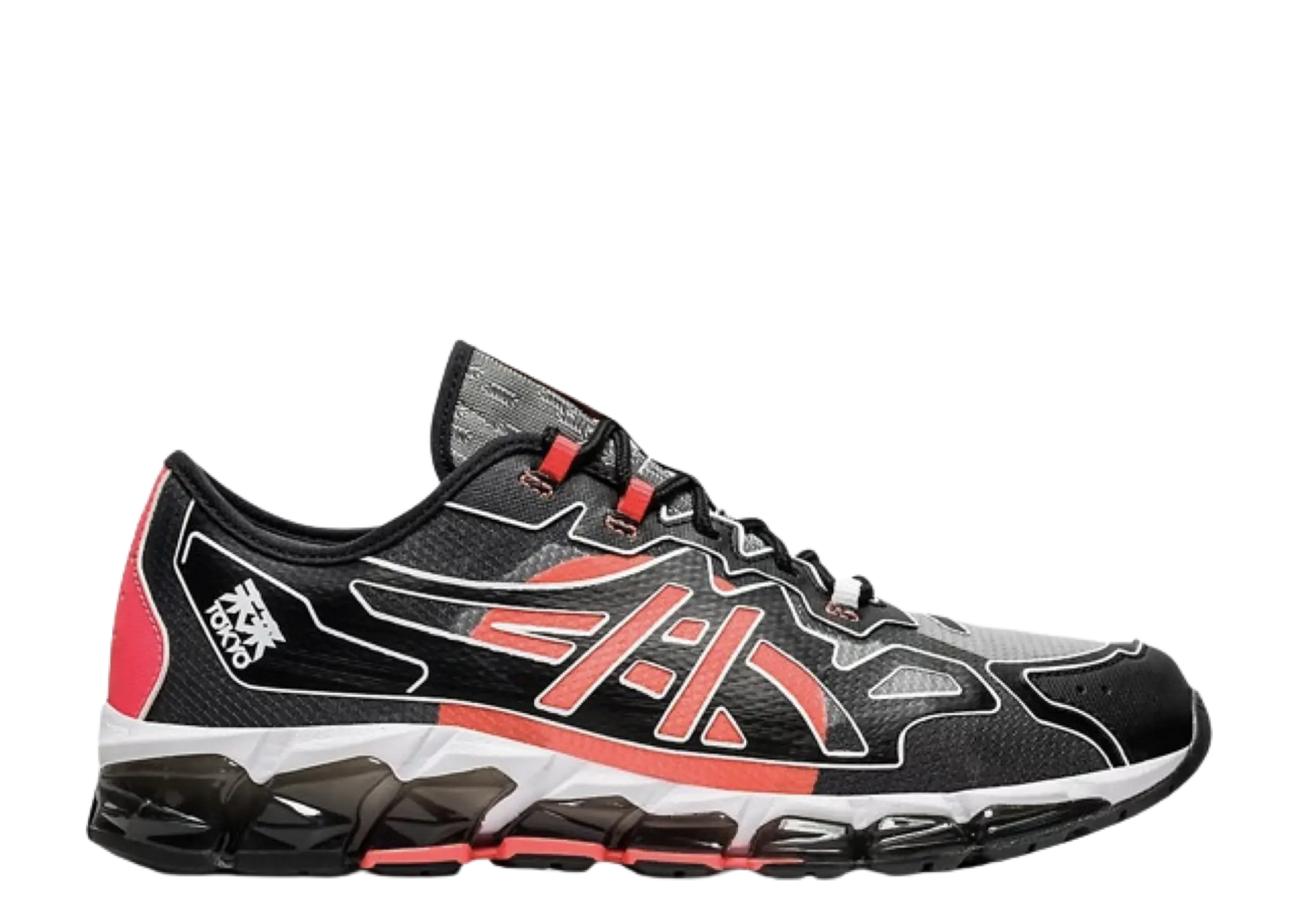 ASICS Gel Quantum 360 6 Black Sunrise Red