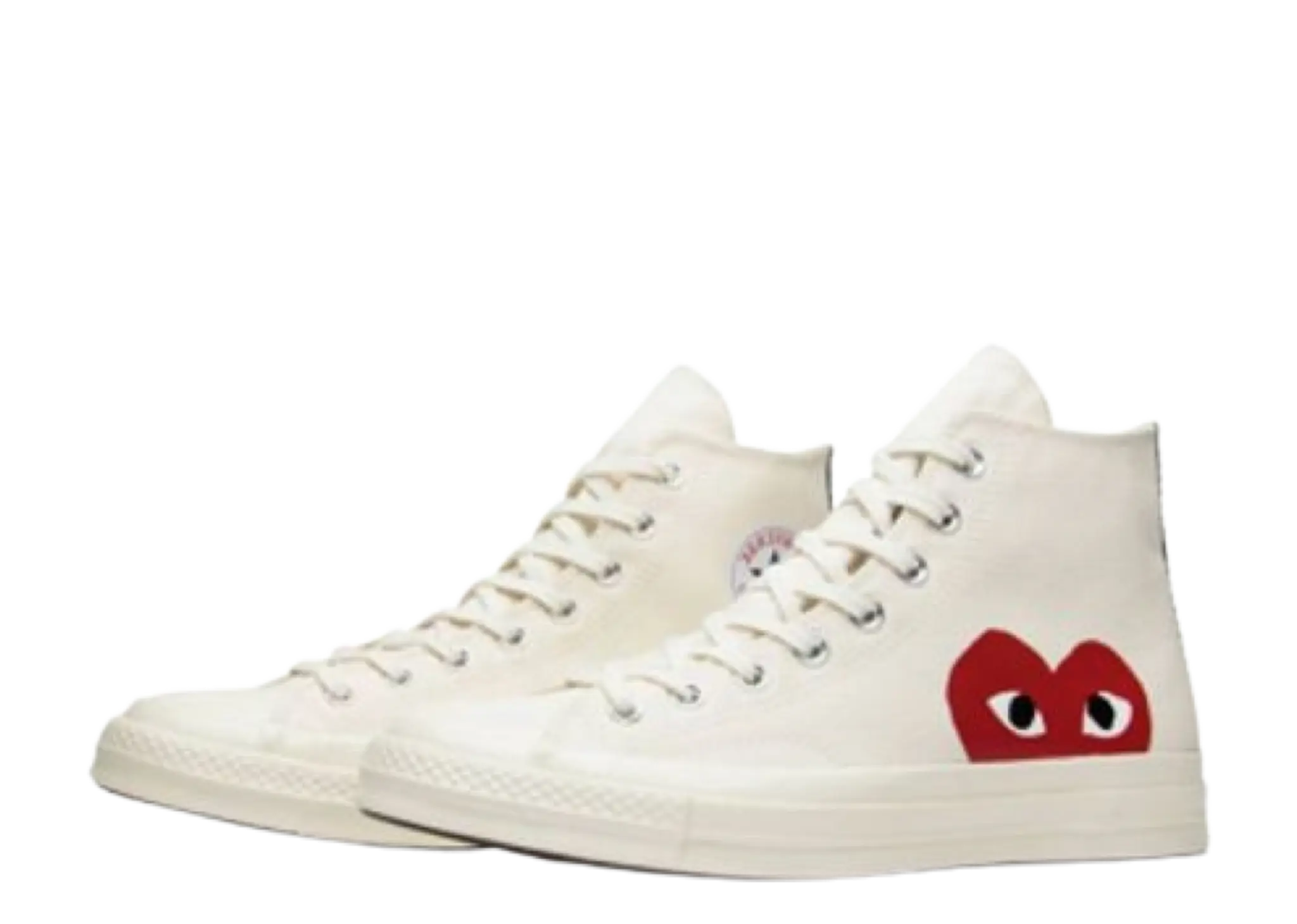 Converse Chuck Taylor All-Star 70's High CDG Play White - photo 2