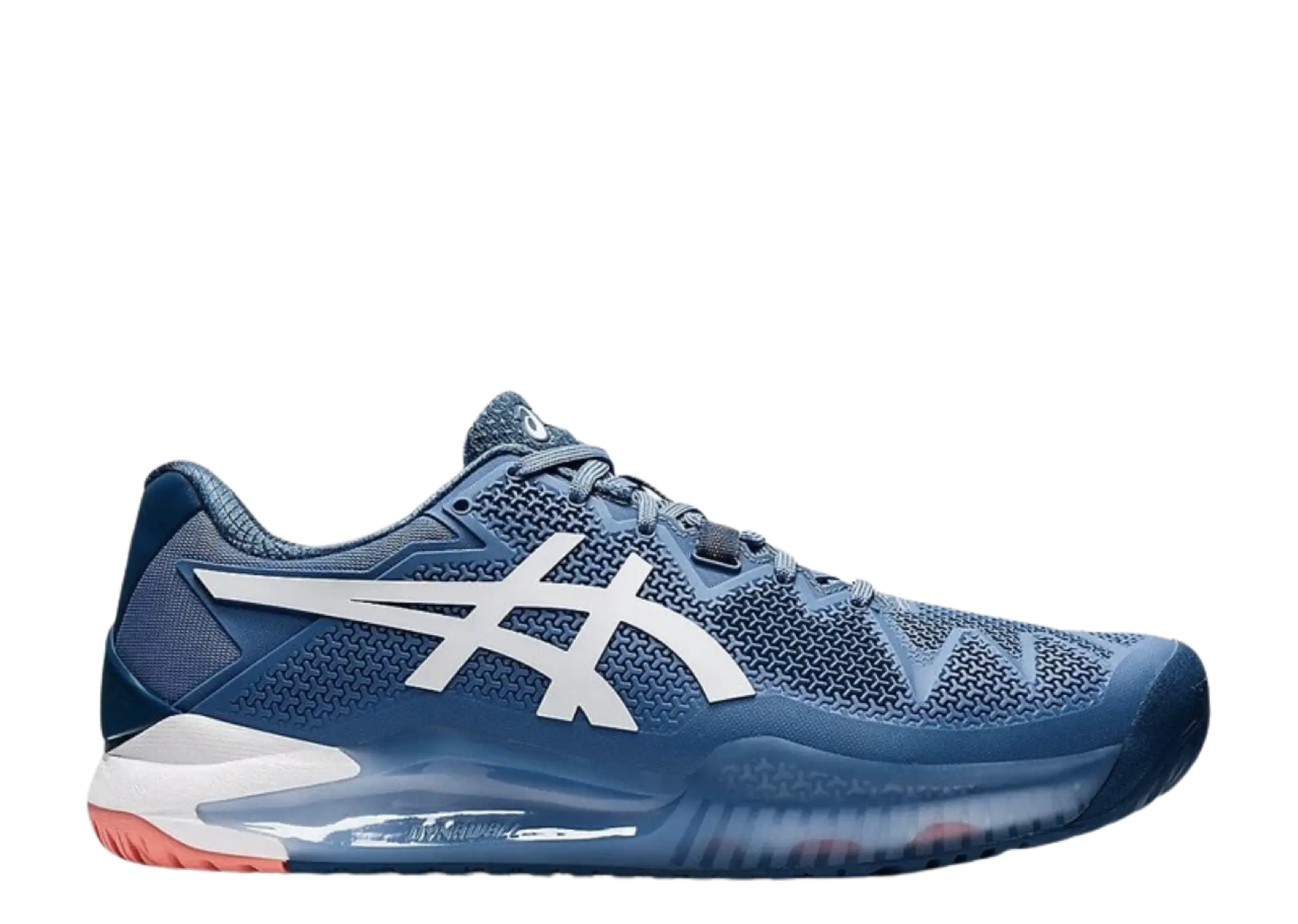 ASICS Gel Resolution 8 2E Wide Blue Harmony
