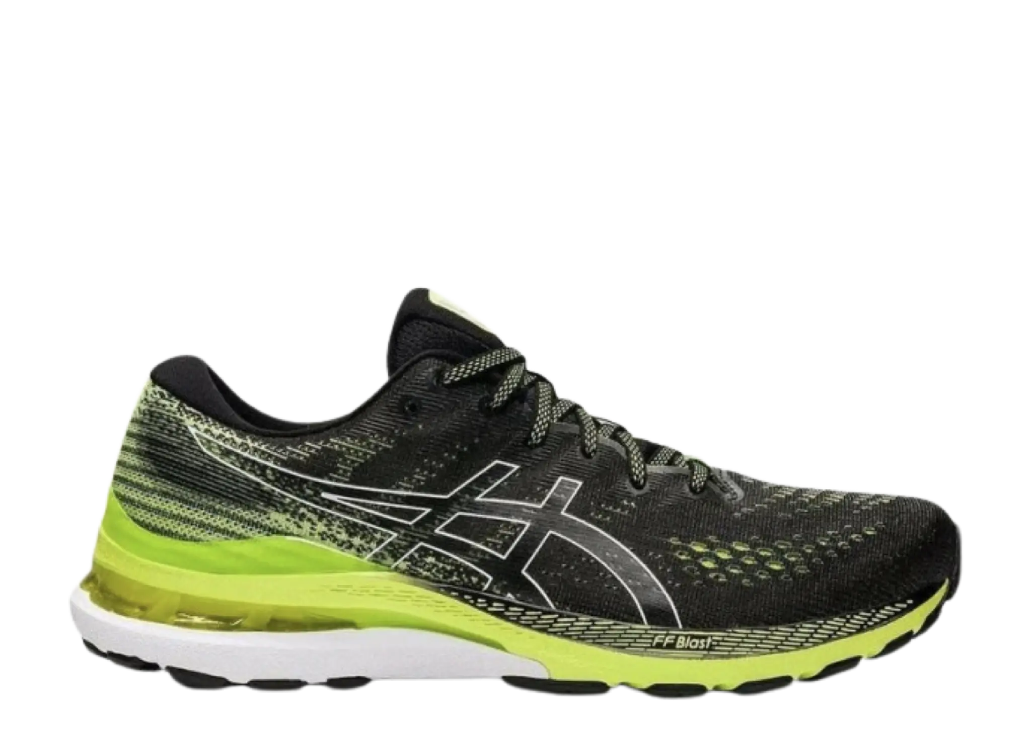 ASICS Gel Kayano 28 Black Hazard Green