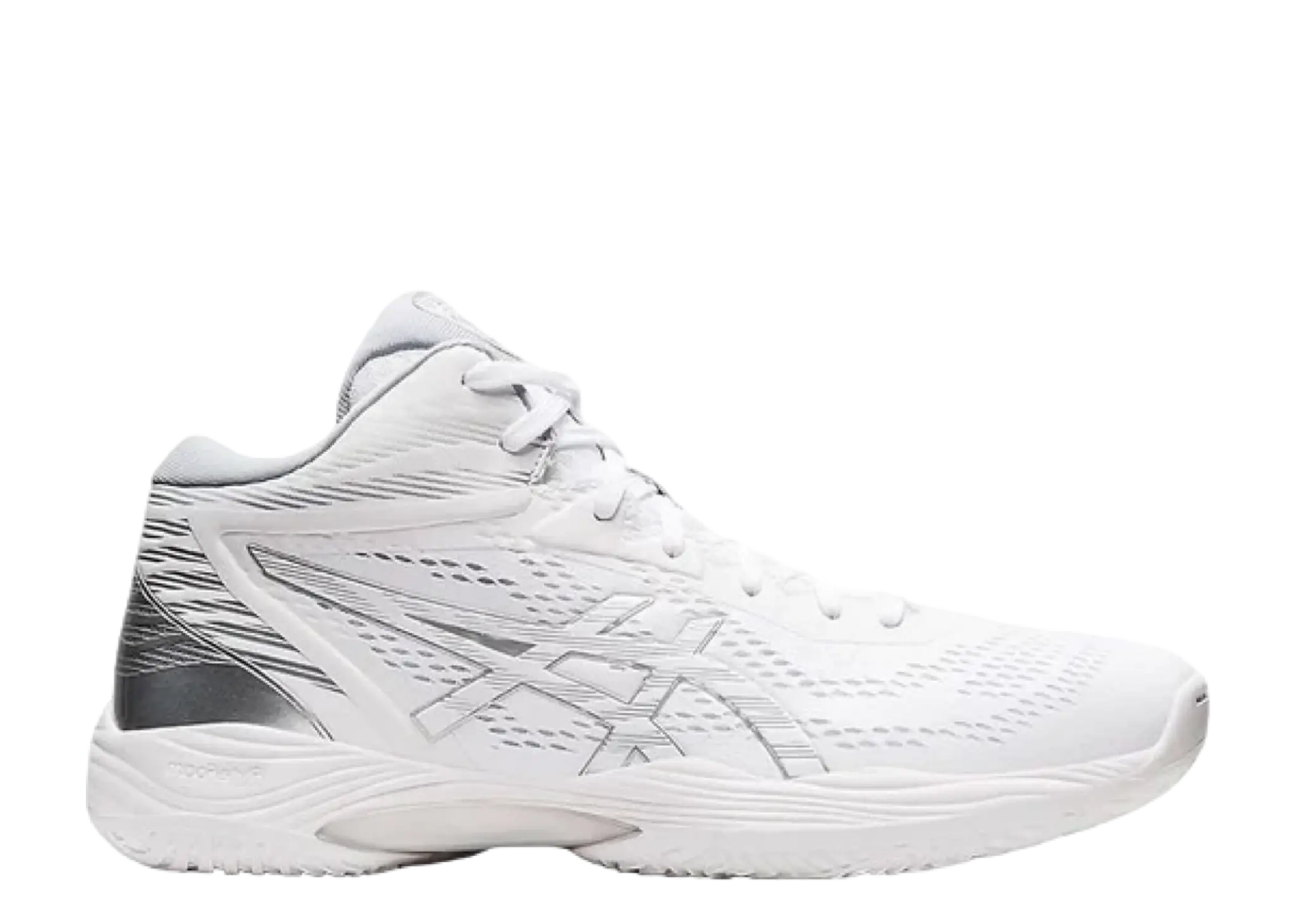ASICS Gelhoop V14 4E Wide White Silver