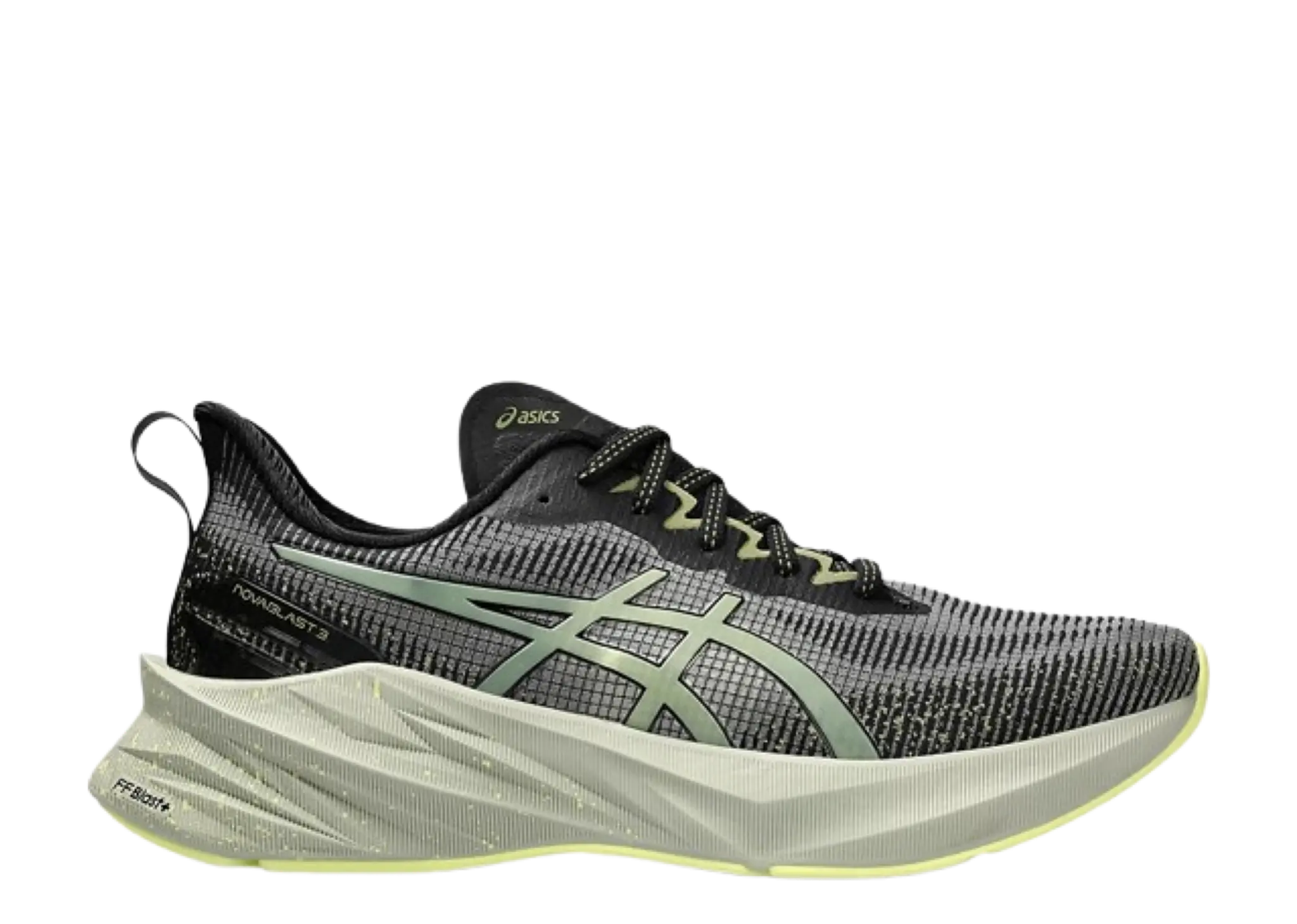 ASICS Novablast 3 LE Black Glow Yellow