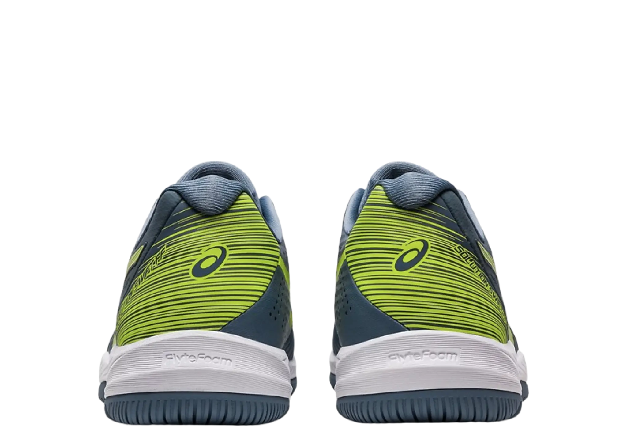 ASICS Solution Swift FF Steel Blue Hazard Green - photo 3