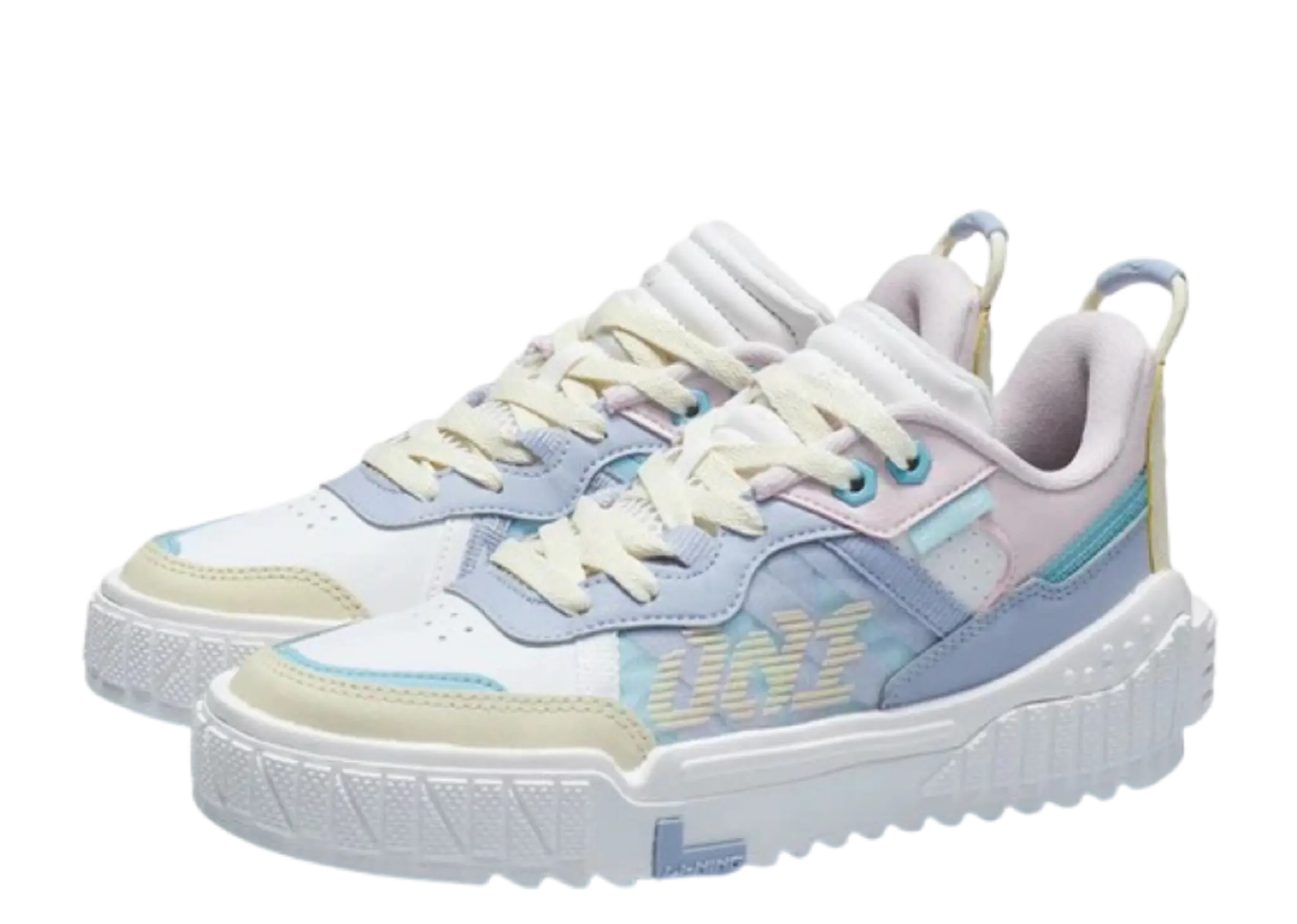 Li-Ning 001 Unblock White Light Blue Weak Pink (Women's) - photo 3