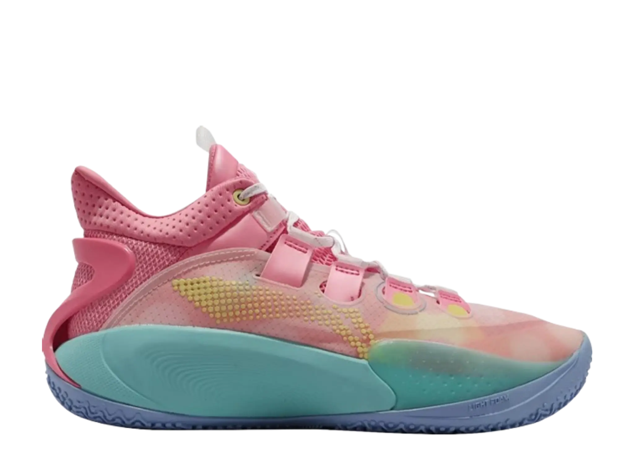 Li-Ning Sonic 9 Low Geranium Pink Turquoise