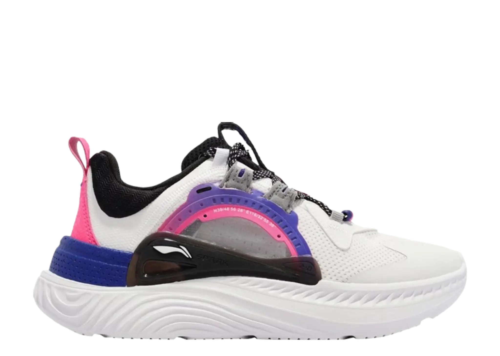 Li-Ning Spark White Fluorescent Pink (Women's)