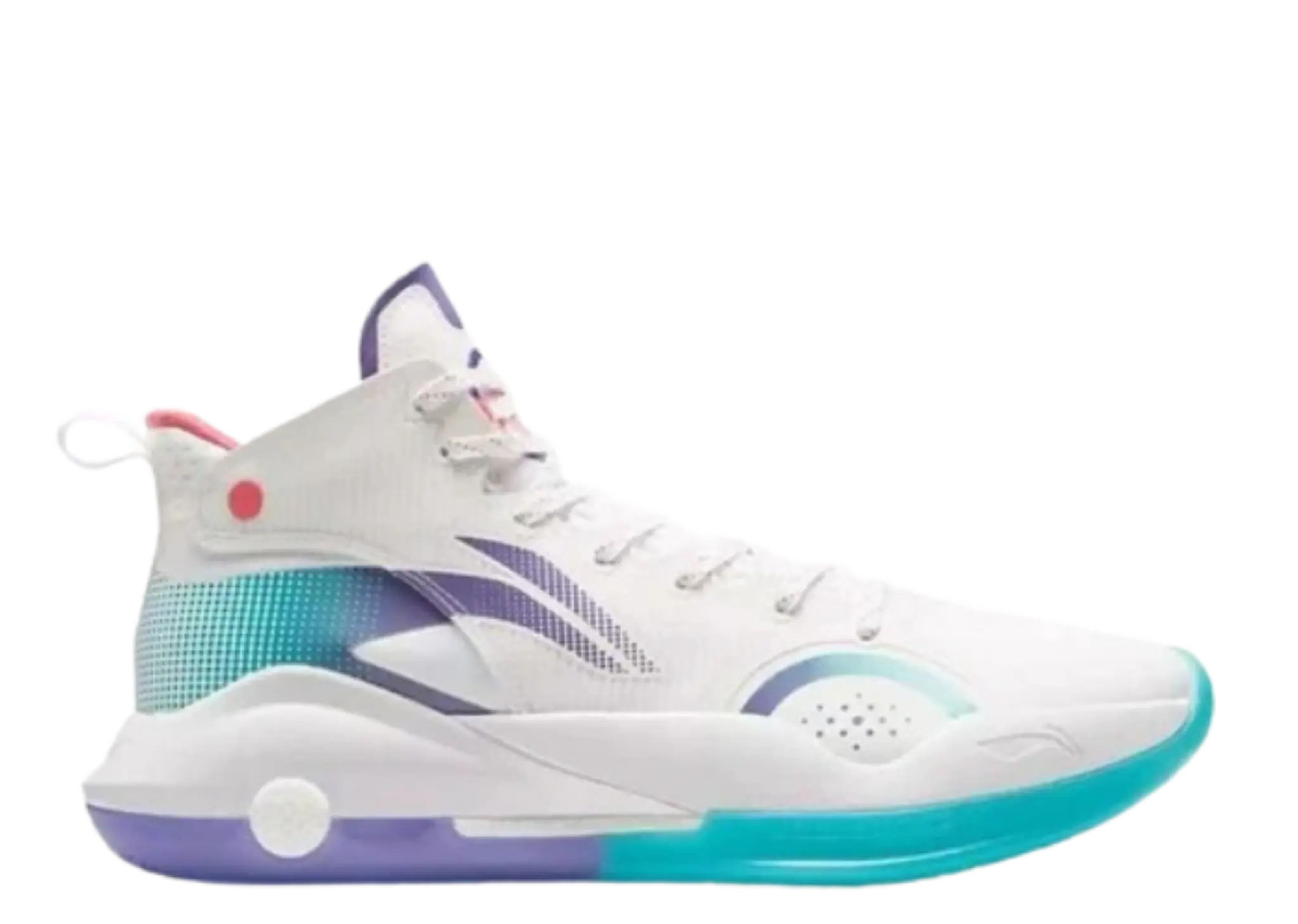 Li-Ning Yushuai 15 White Purple Turquoise