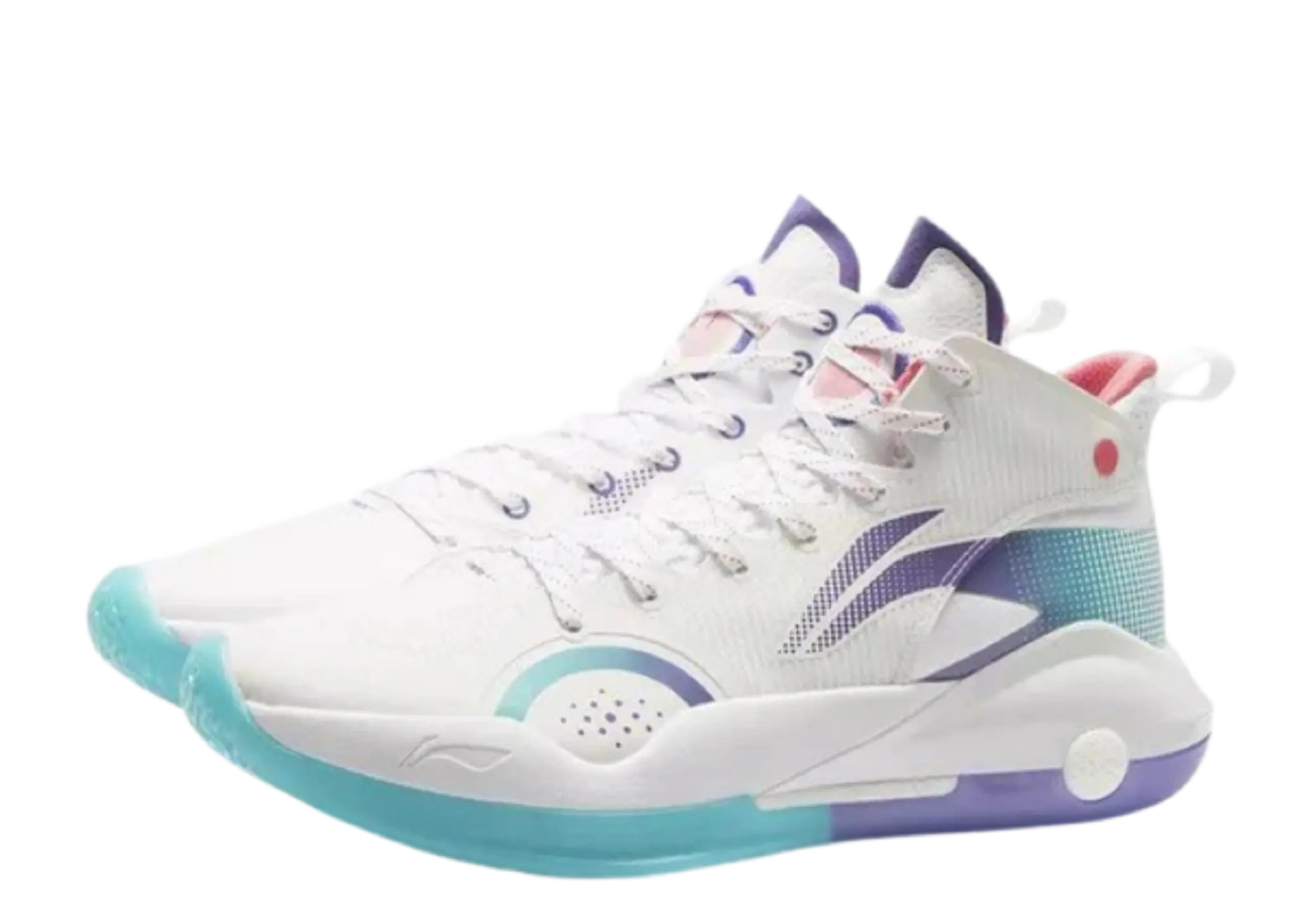 Li-Ning Yushuai 15 White Purple Turquoise - photo 2