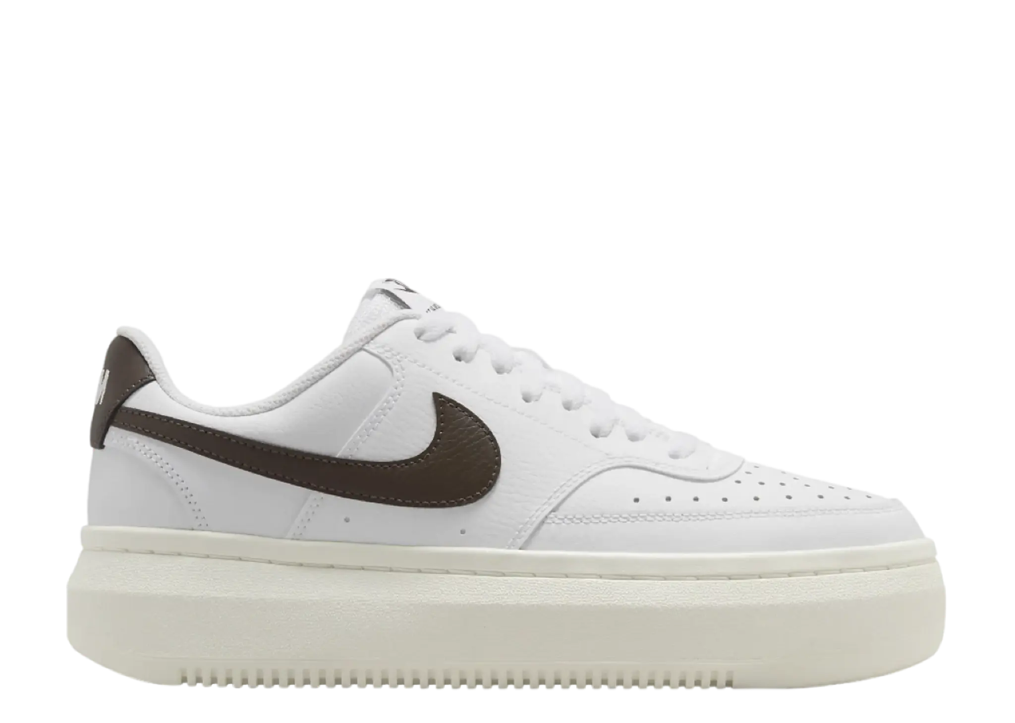 Nike Court Vision Alta White Baroque Brown (Women's)