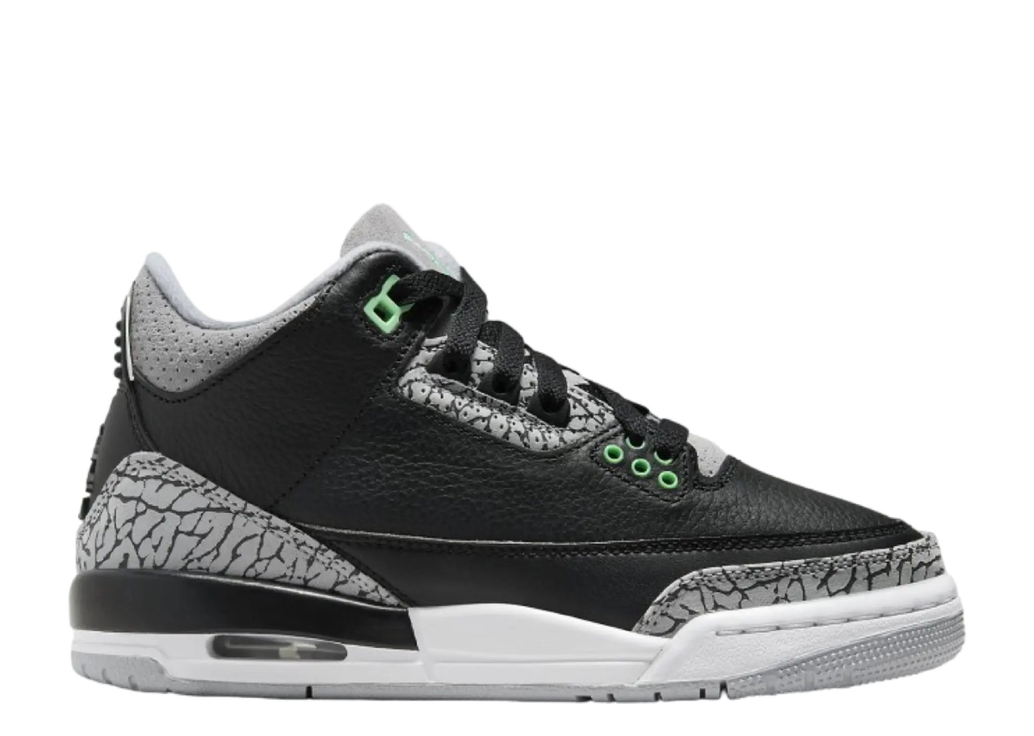 Air Jordan 3 Retro Green Glow (Grade School)