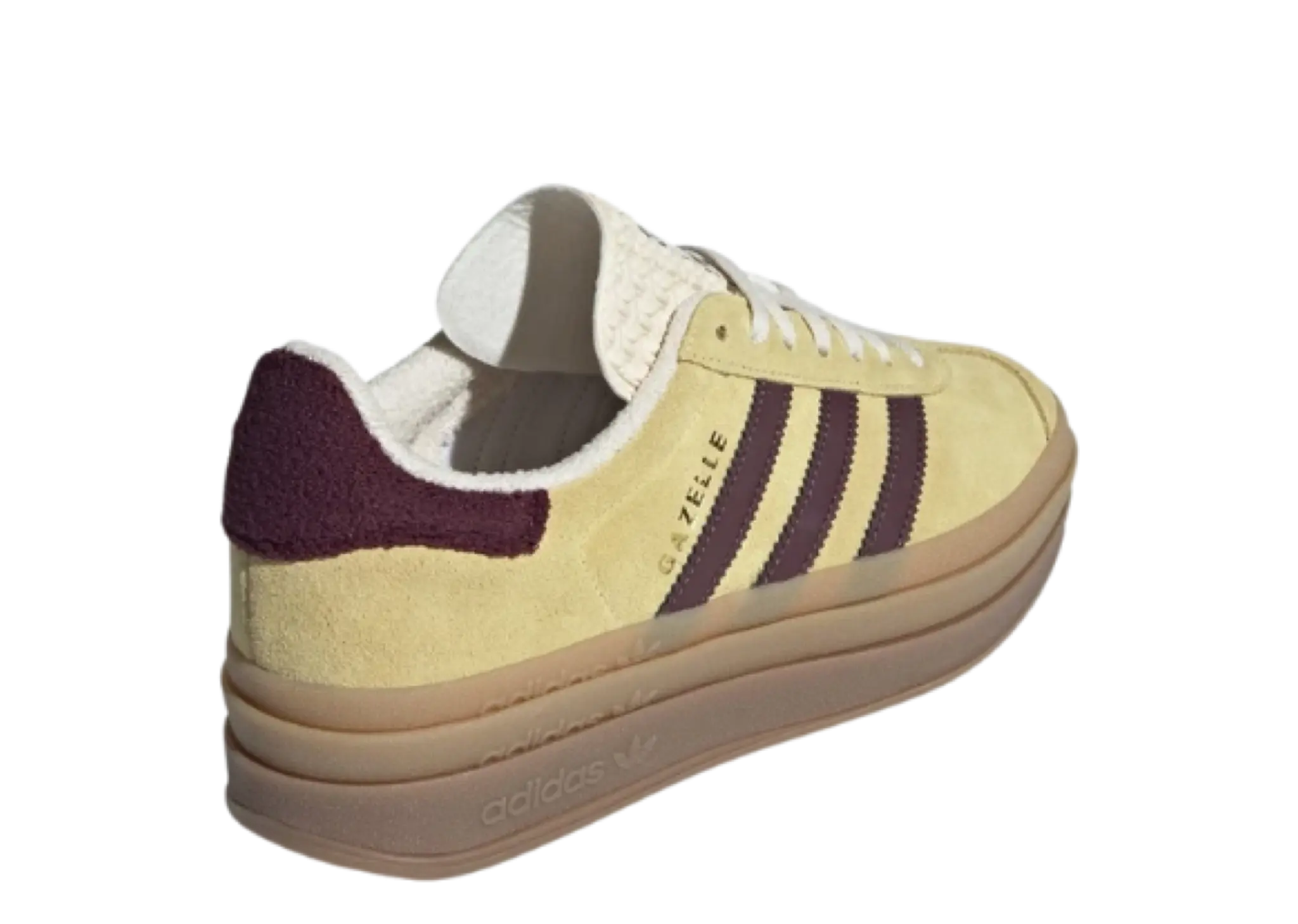 Adidas Gazelle Bold Yellow Burgundy (Women's) - photo 3
