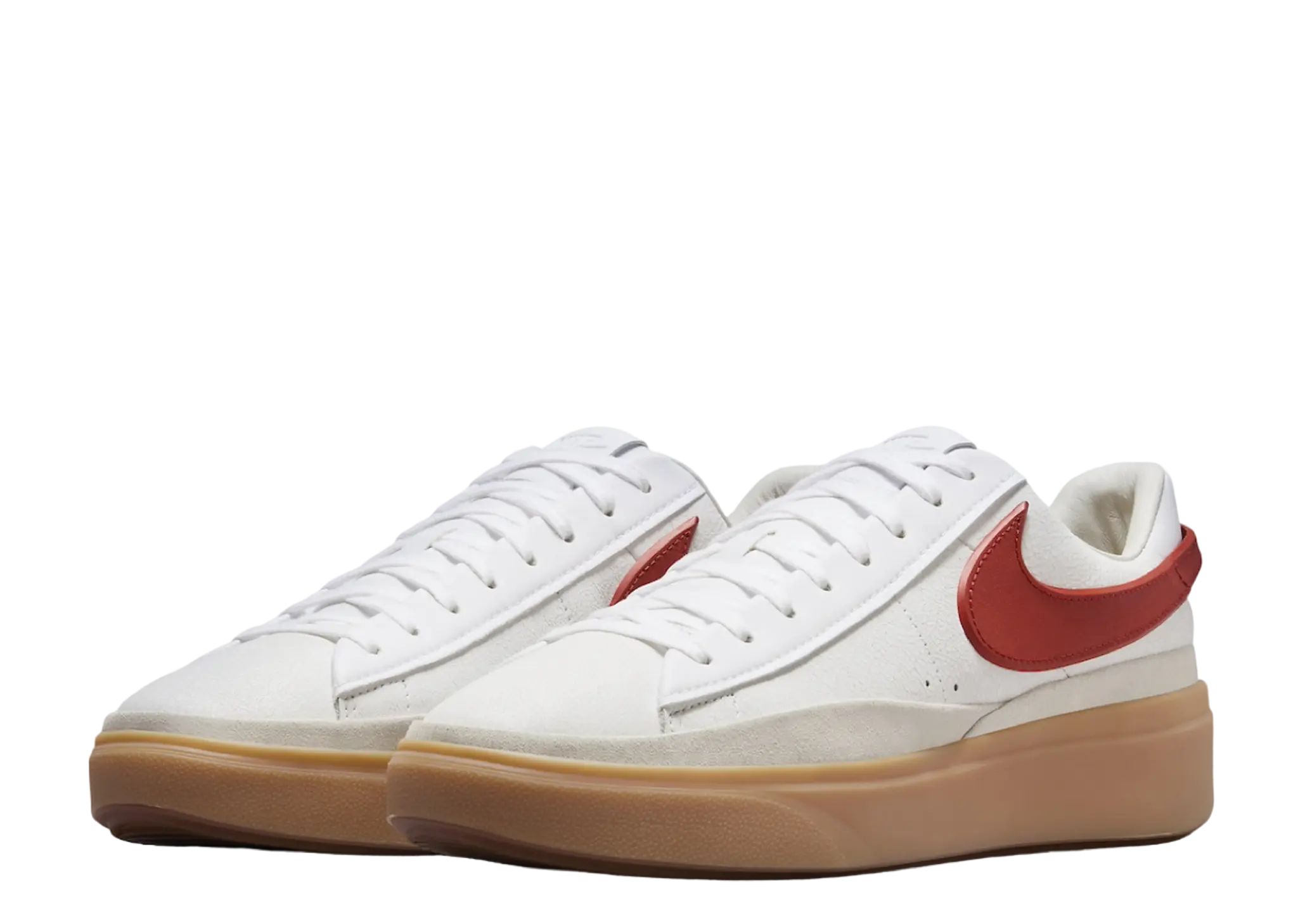 Nike Blazer Phantom Low White Dragon Red Gum - photo 2