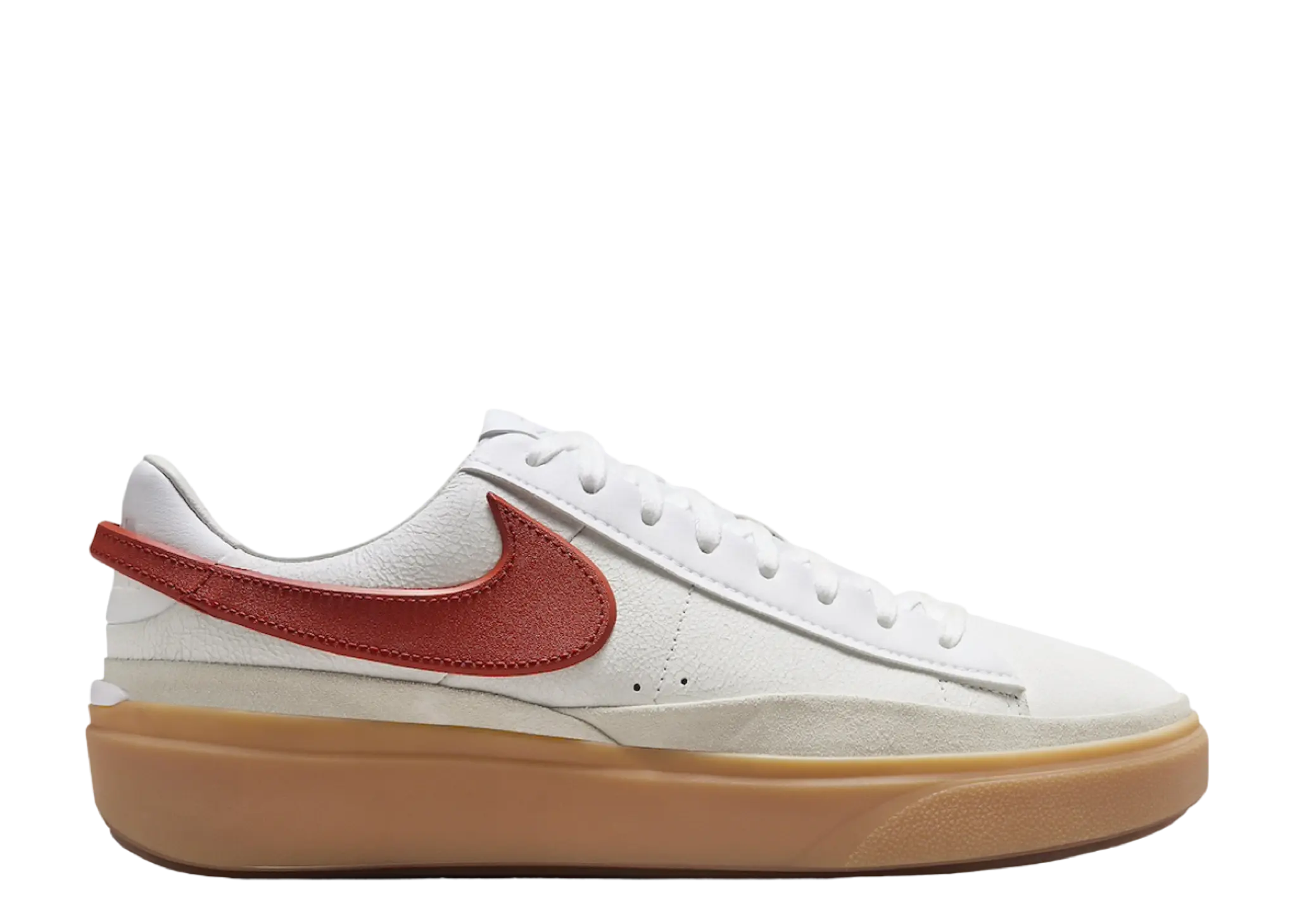 Nike Blazer Phantom Low White Dragon Red Gum