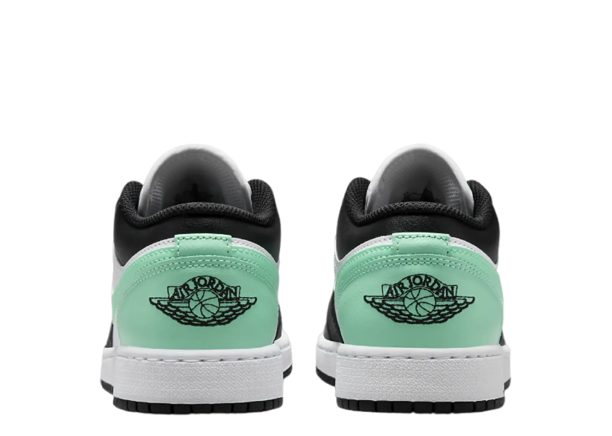 Air Jordan 1 Low White Green Glow (Grade School) - photo 3