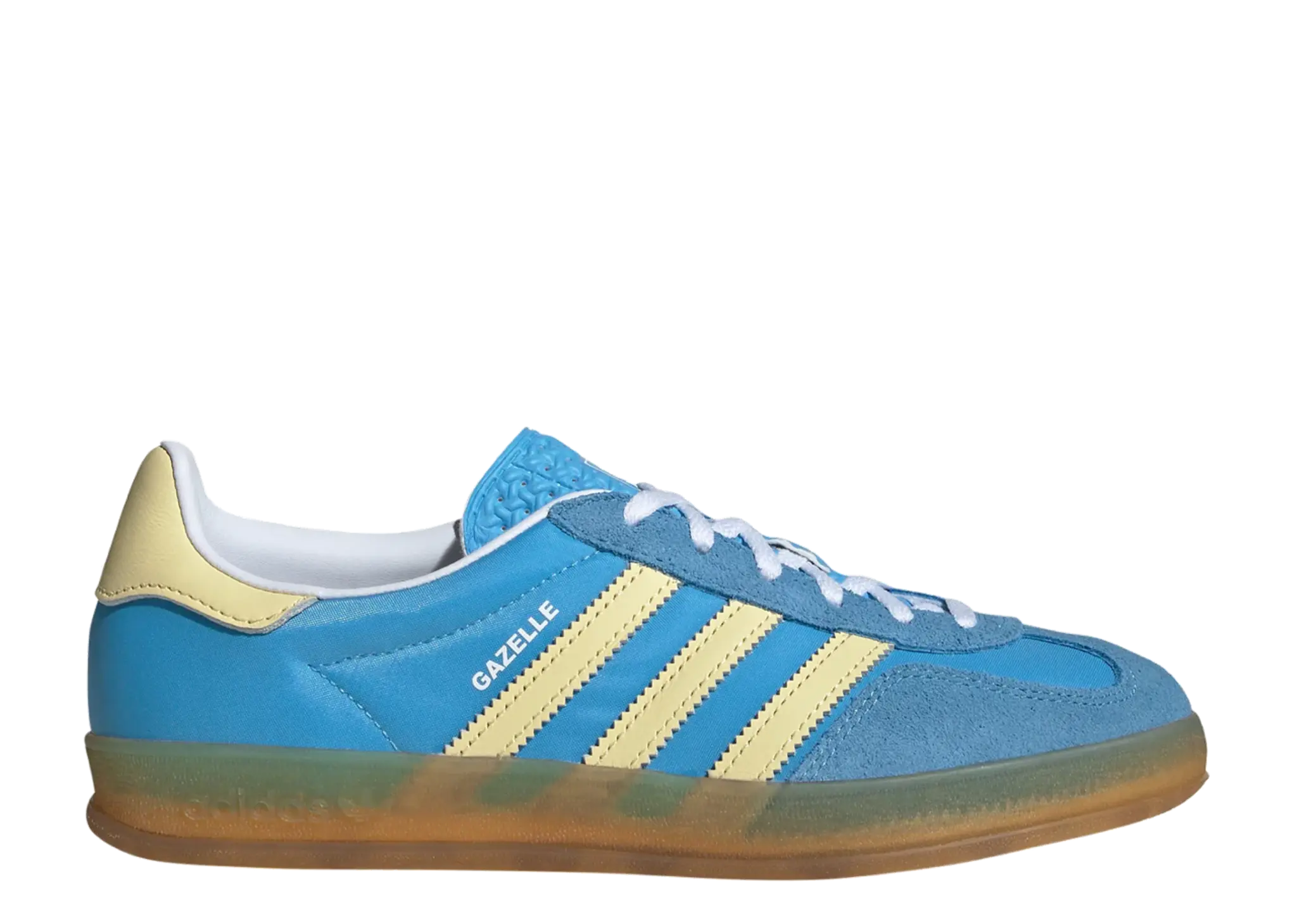 Adidas Gazelle Indoor Blue Burst Yellow (Women's)