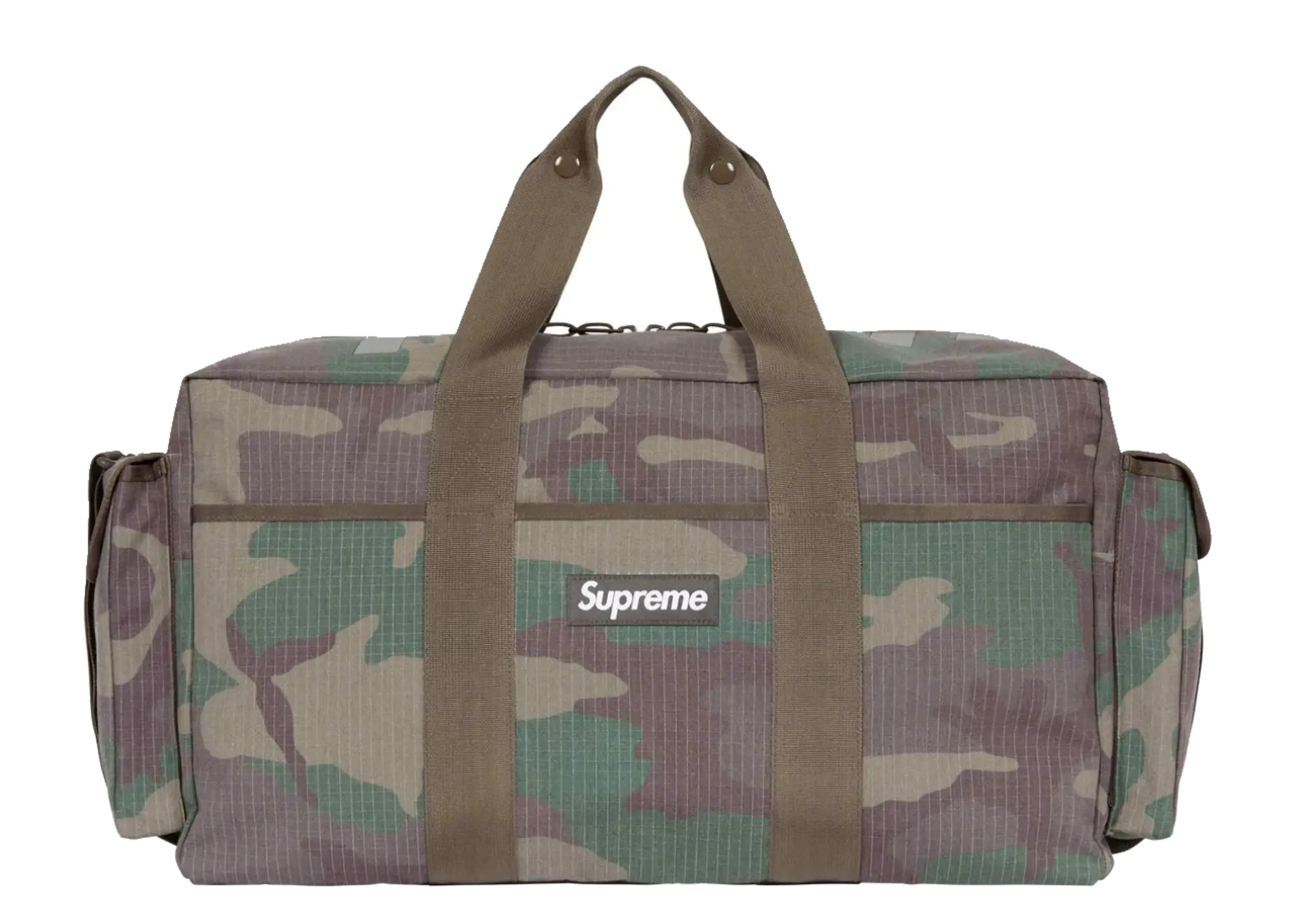 Supreme Duffle Bag Woodland Camo