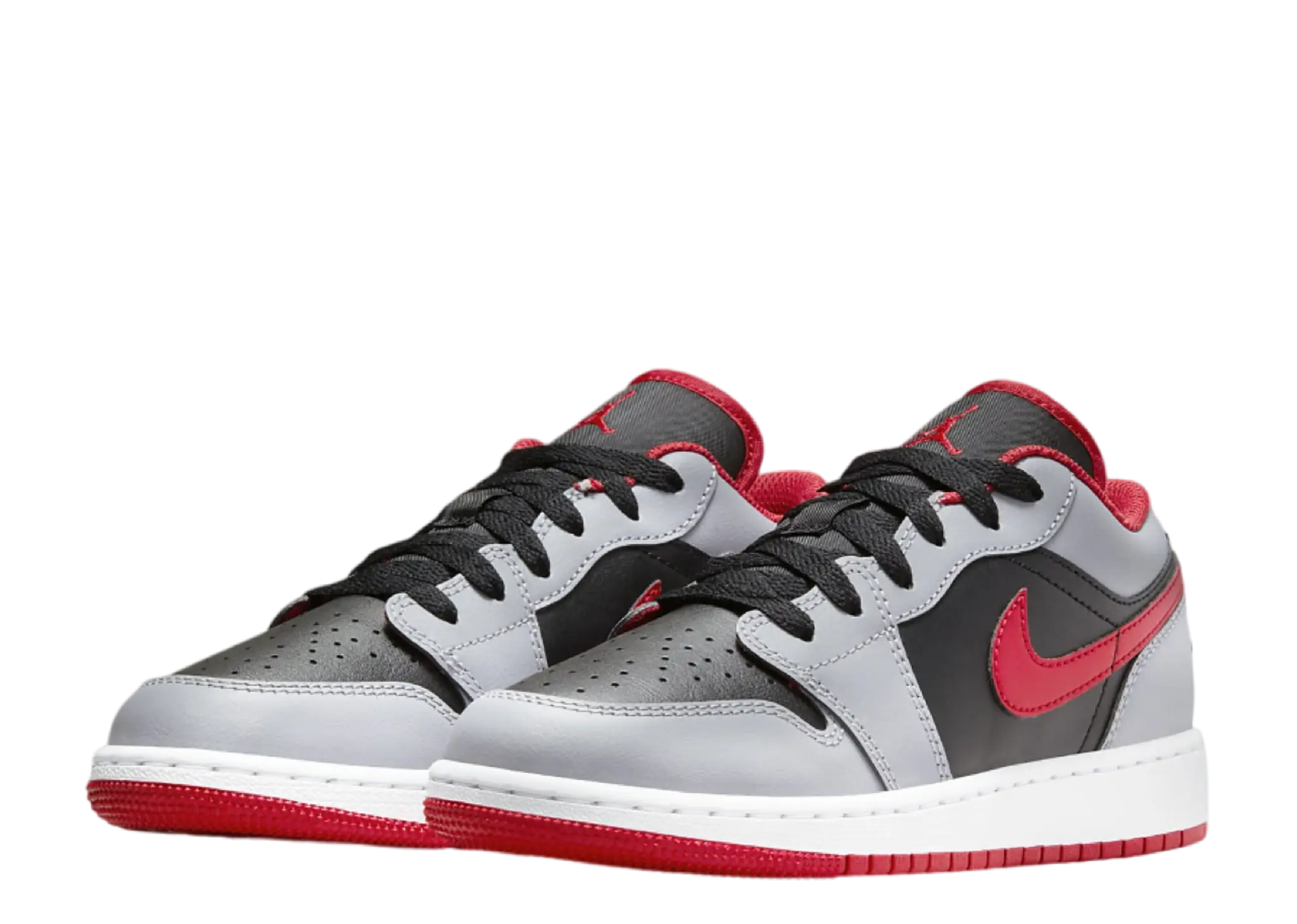 Air Jordan 1 Low Black Cement Grey (Grade School) - photo 2