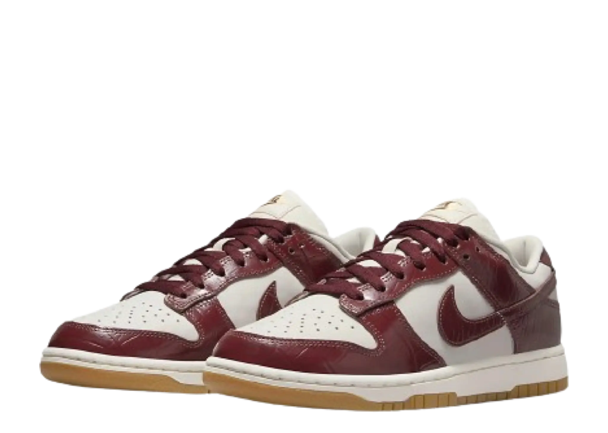 Nike Dunk Low Team Red Croc (Women's) - photo 2