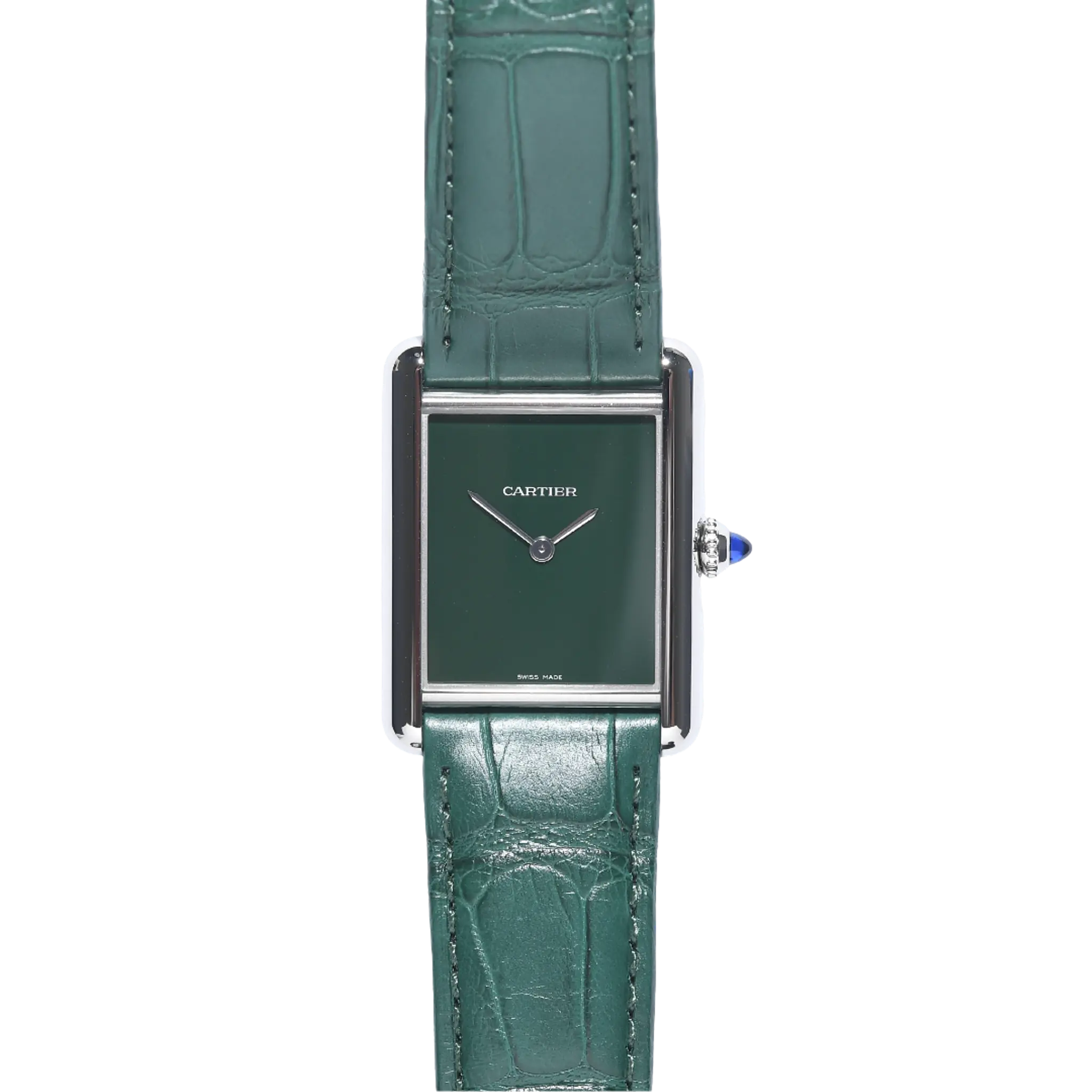 Cartier Tank Must De Large Green 2 Ref: Wsta0056