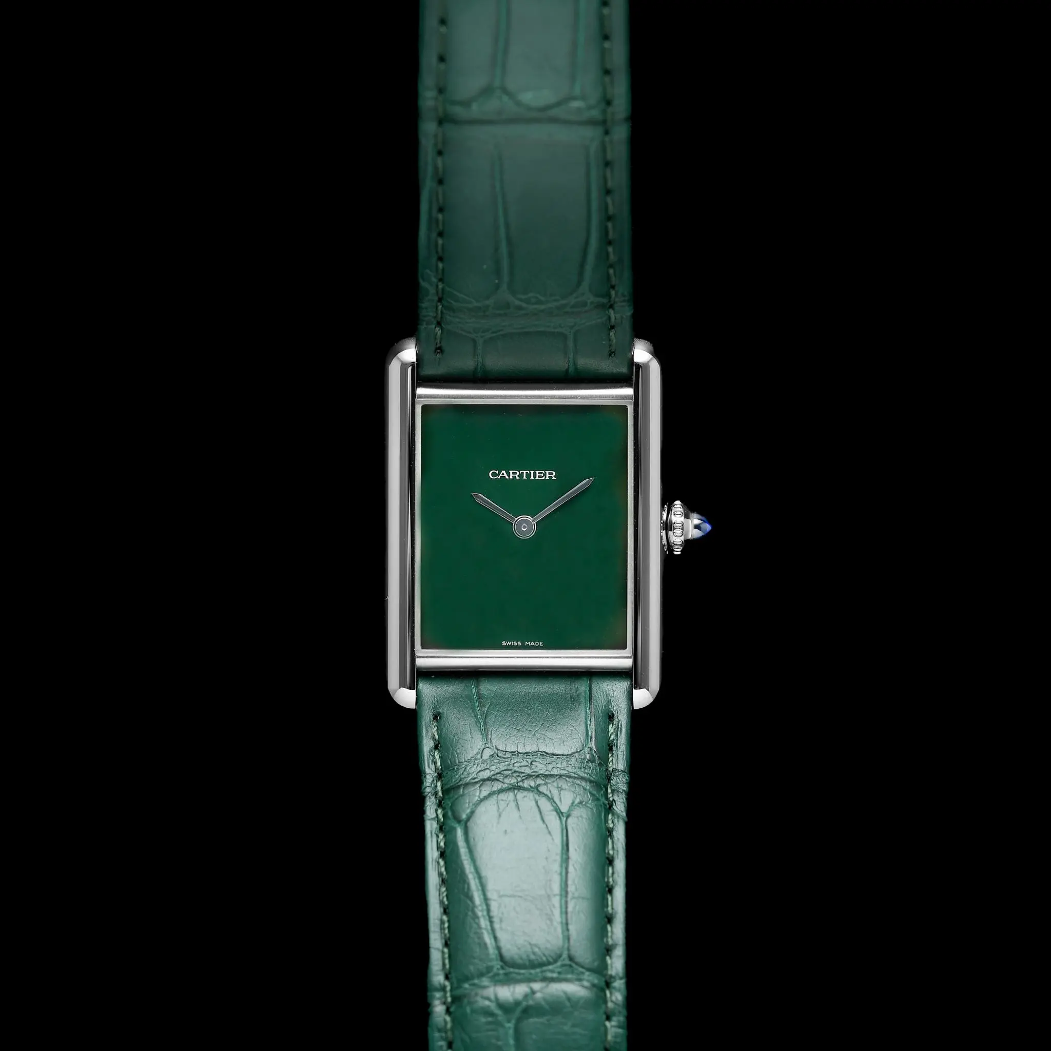 Cartier Tank Must De Large Green 2 Ref: Wsta0056 - photo 2