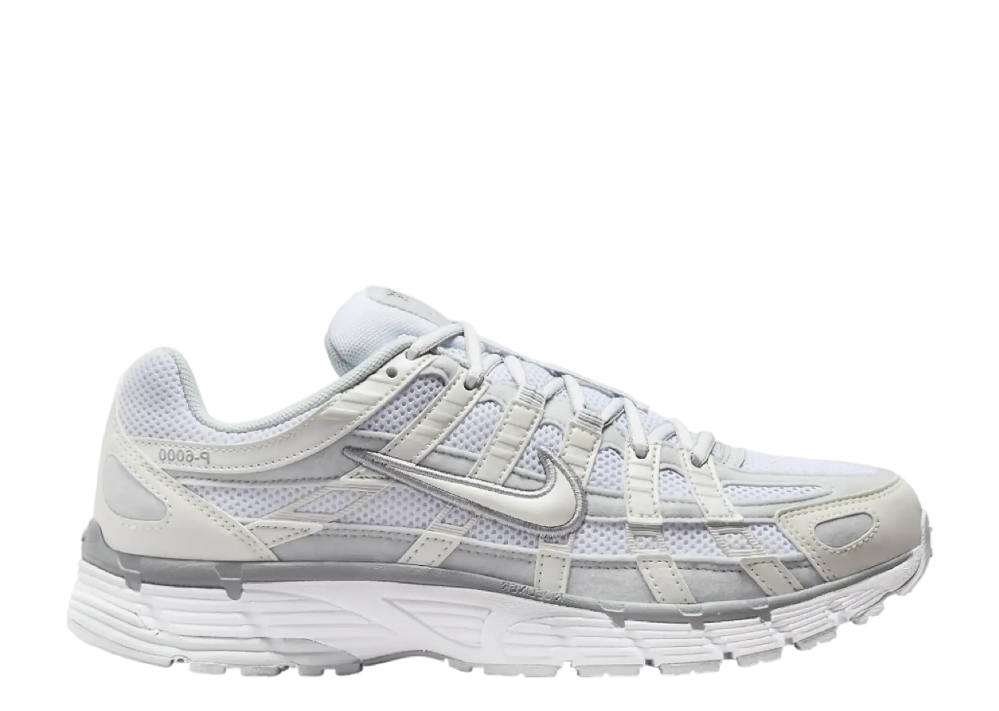 Nike P-6000 Metallic Summit White (Women's)