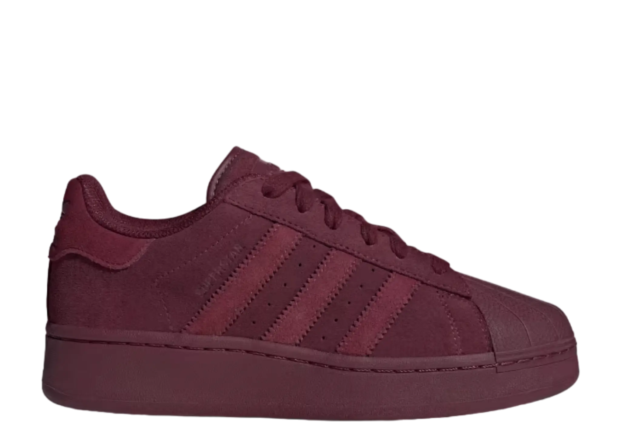 Adidas Superstar XLG Maroon Crystal (Women's)
