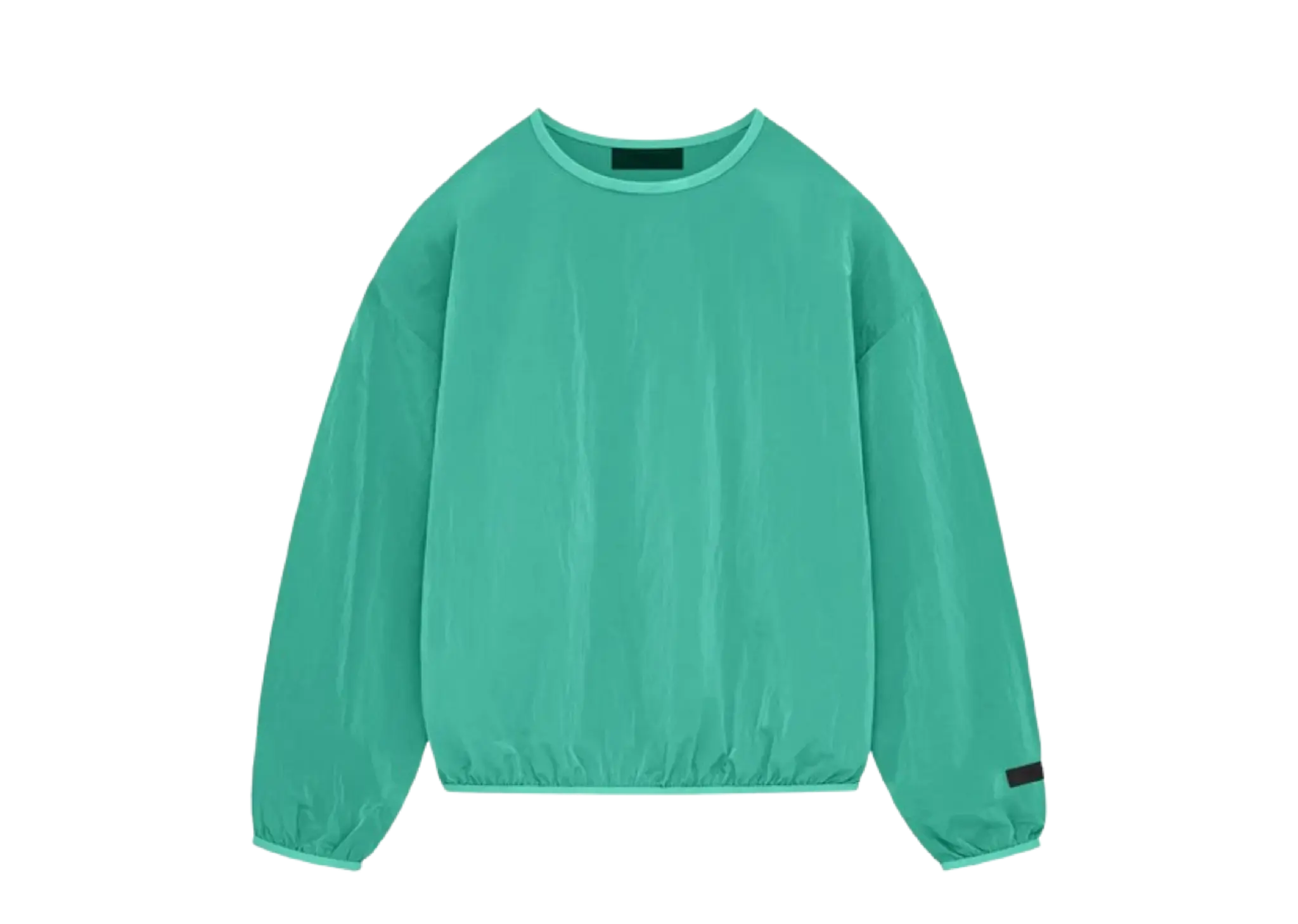 Fear of God Essentials Crinkle Nylon Pullover Crewneck 'Mint Leaf'