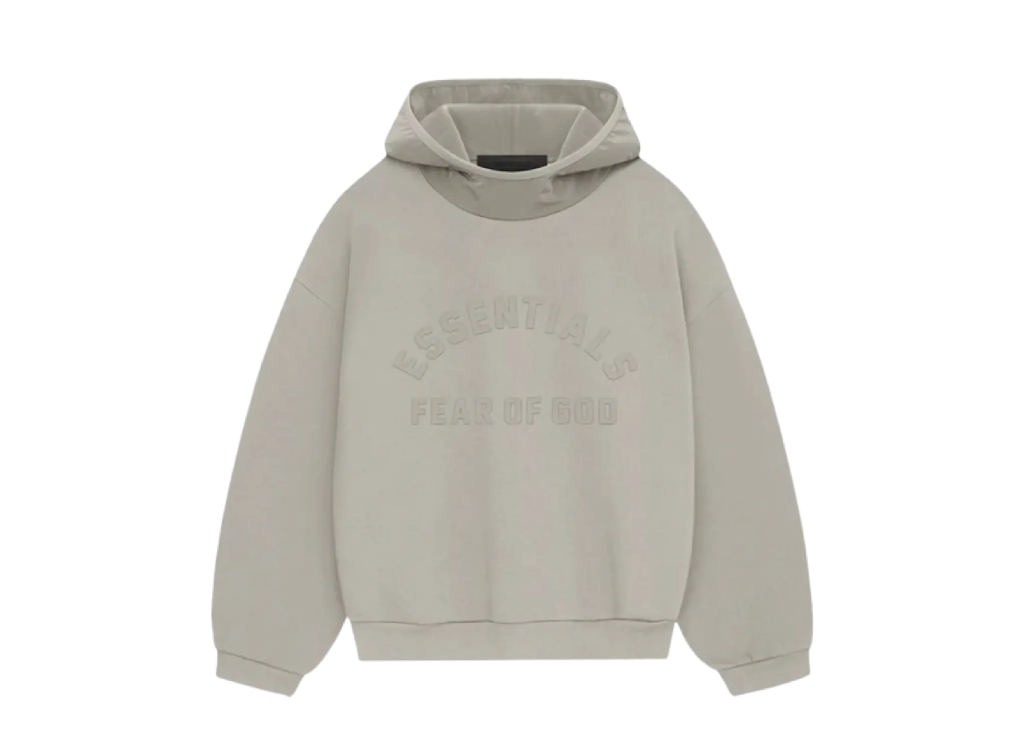 Fear of God Essentials Nylon Fleece Hoodie Seal/Seal