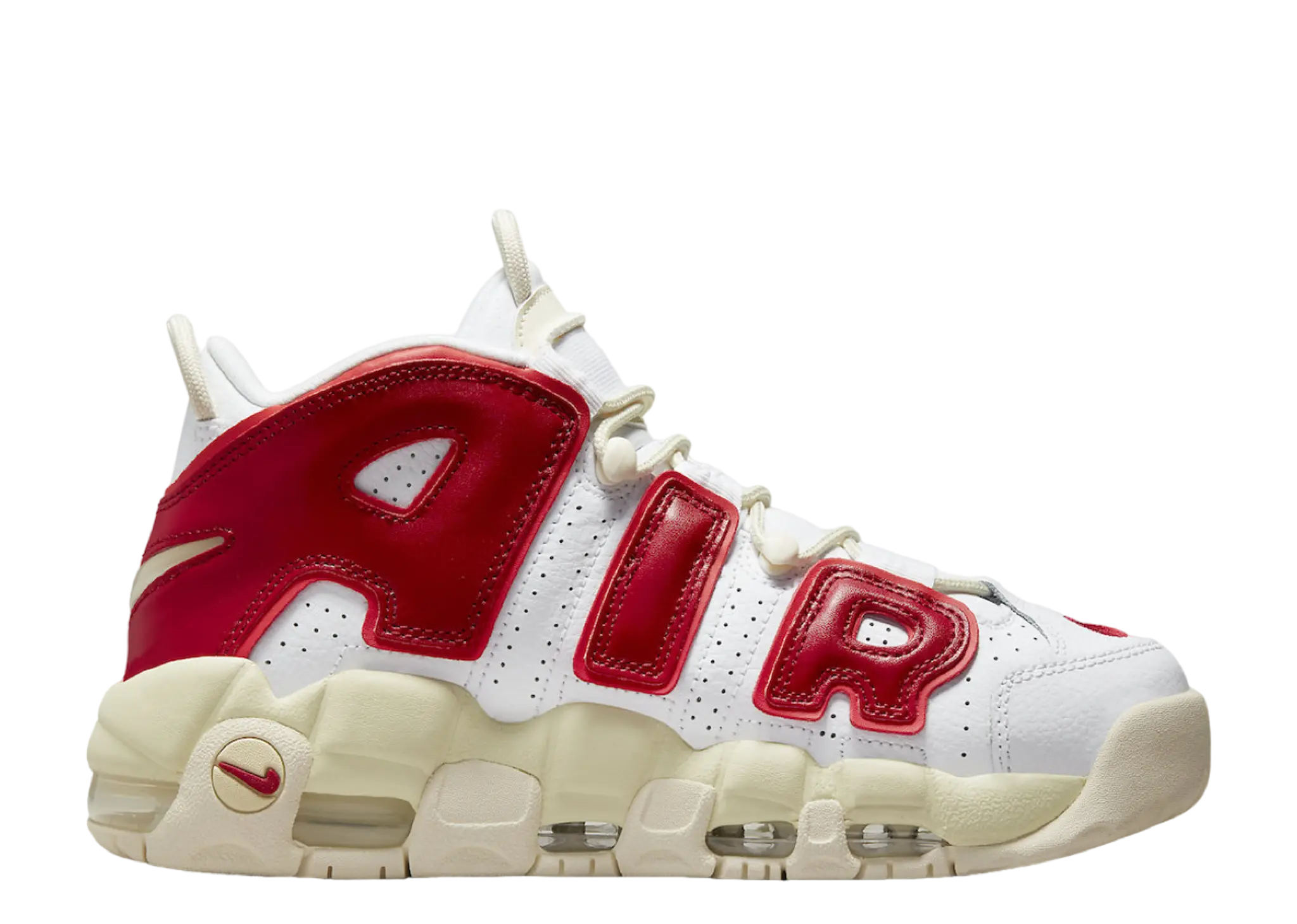 Nike Air More Uptempo White University Red (Women's)