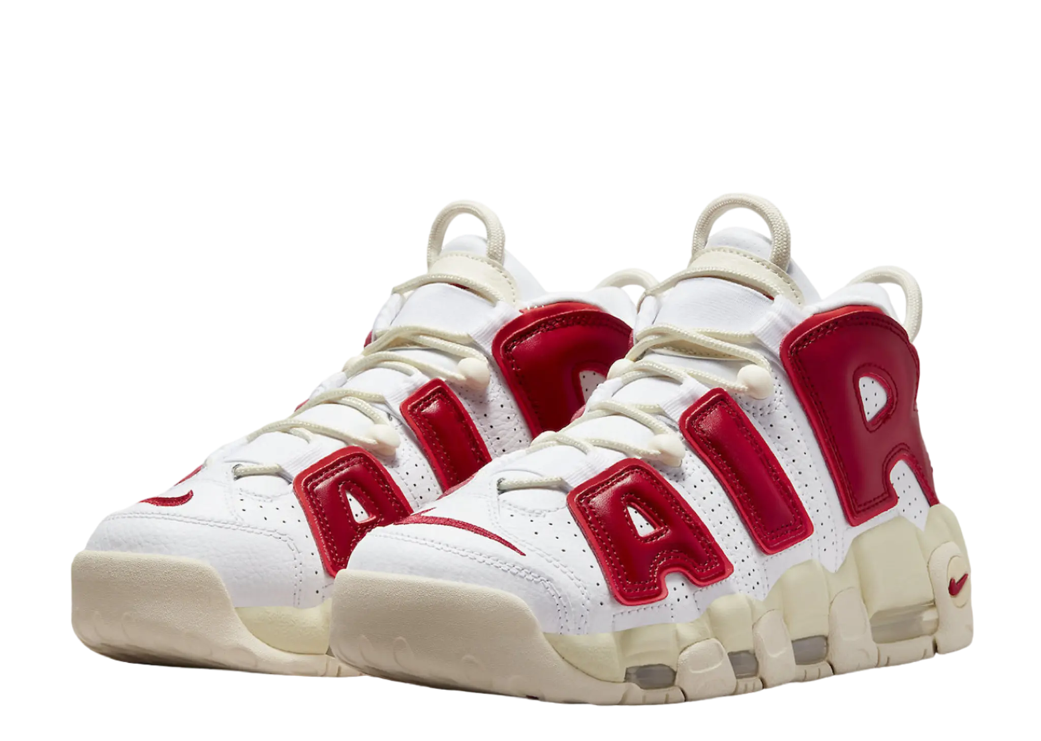 Nike Air More Uptempo White University Red (Women's) - photo 2