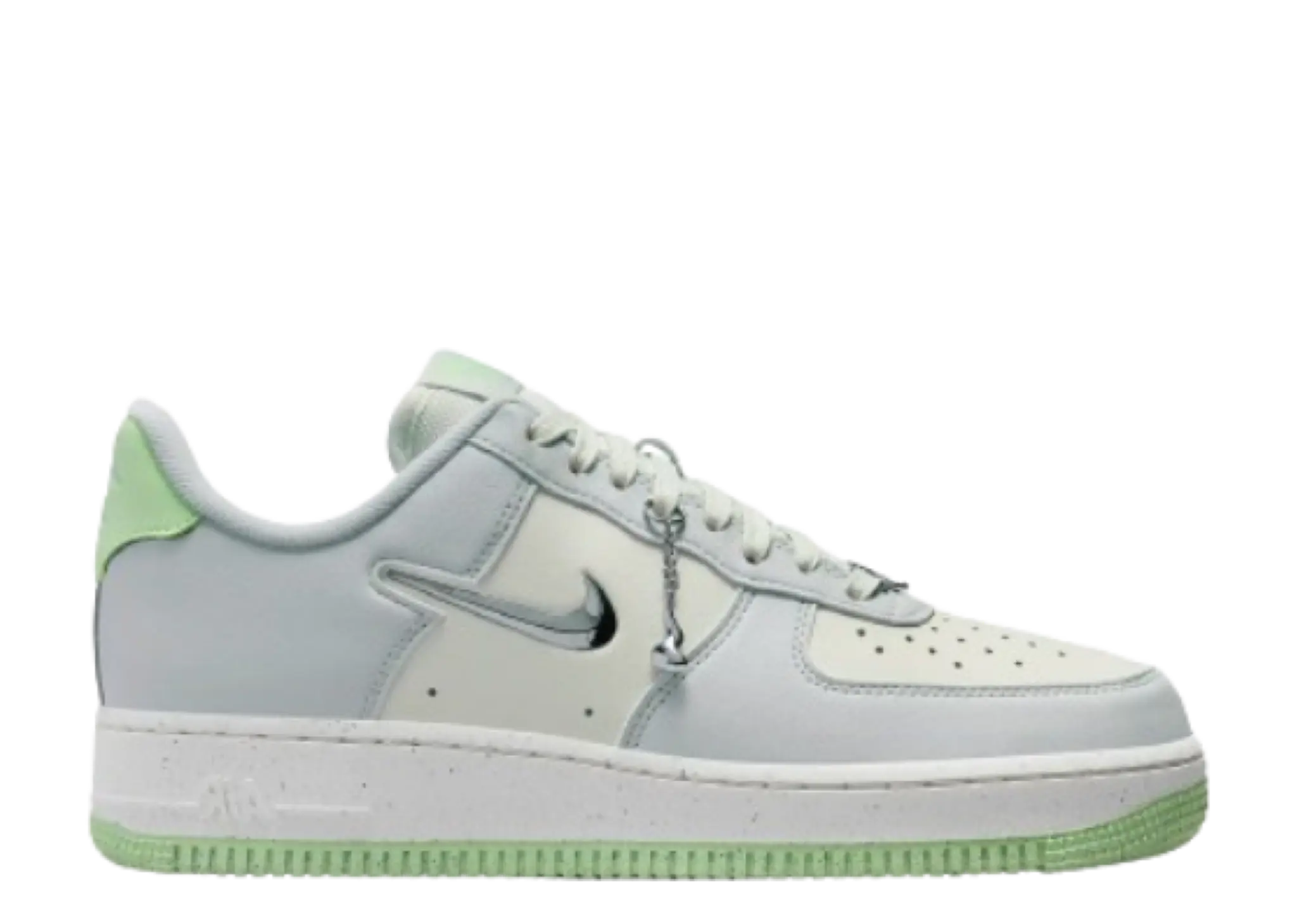 Nike Air Force 1 Low 07 SE Next Nature Sea Glass Vapor Green Liquid Metal (Women
