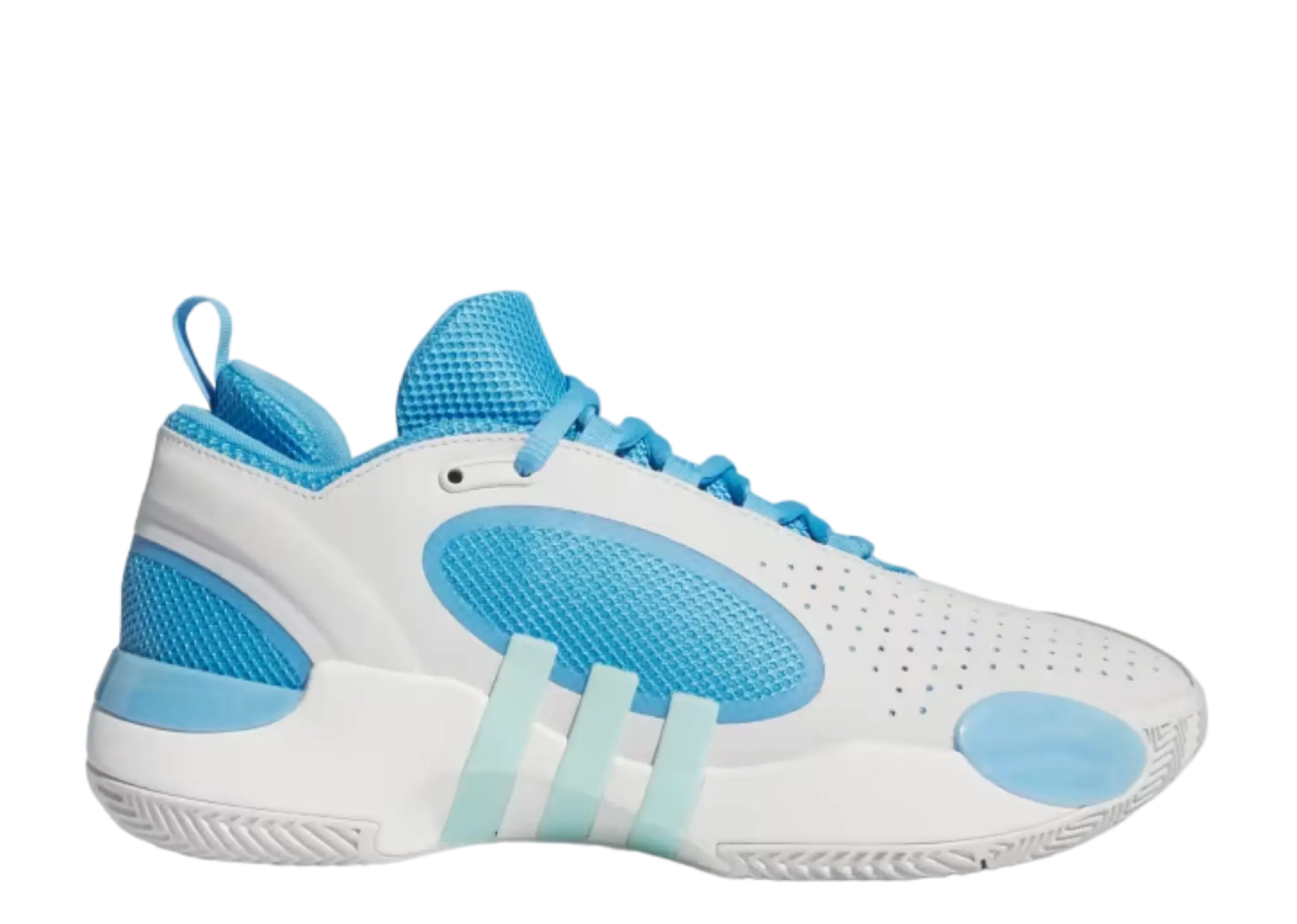 Adidas D.O.N. Issue 5 Semi Blue Burst Semi Flash Aqua Crystal White