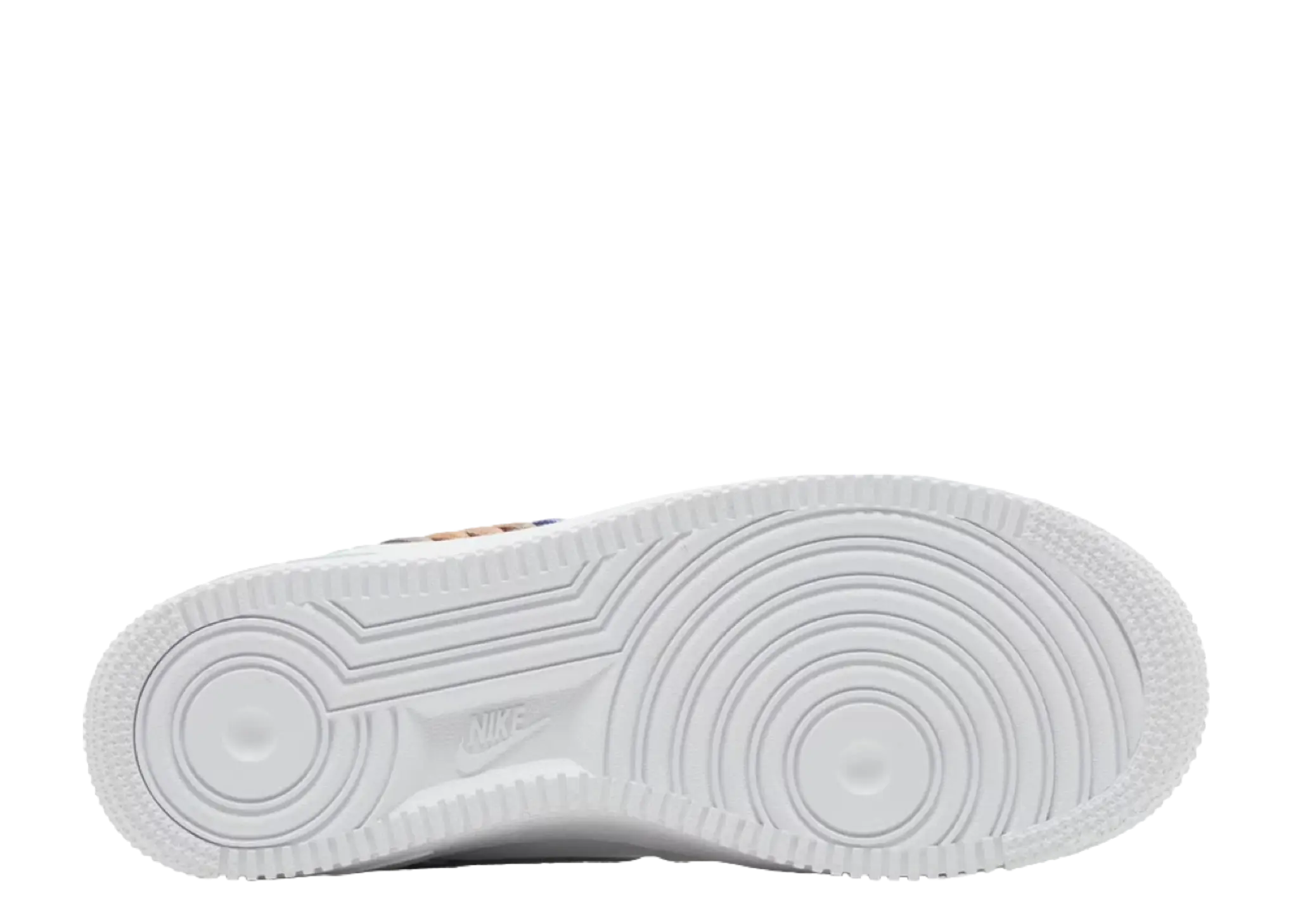 Nike Air Force 1 Low White Rainbow Lace Swoosh (Grade School) - photo 4