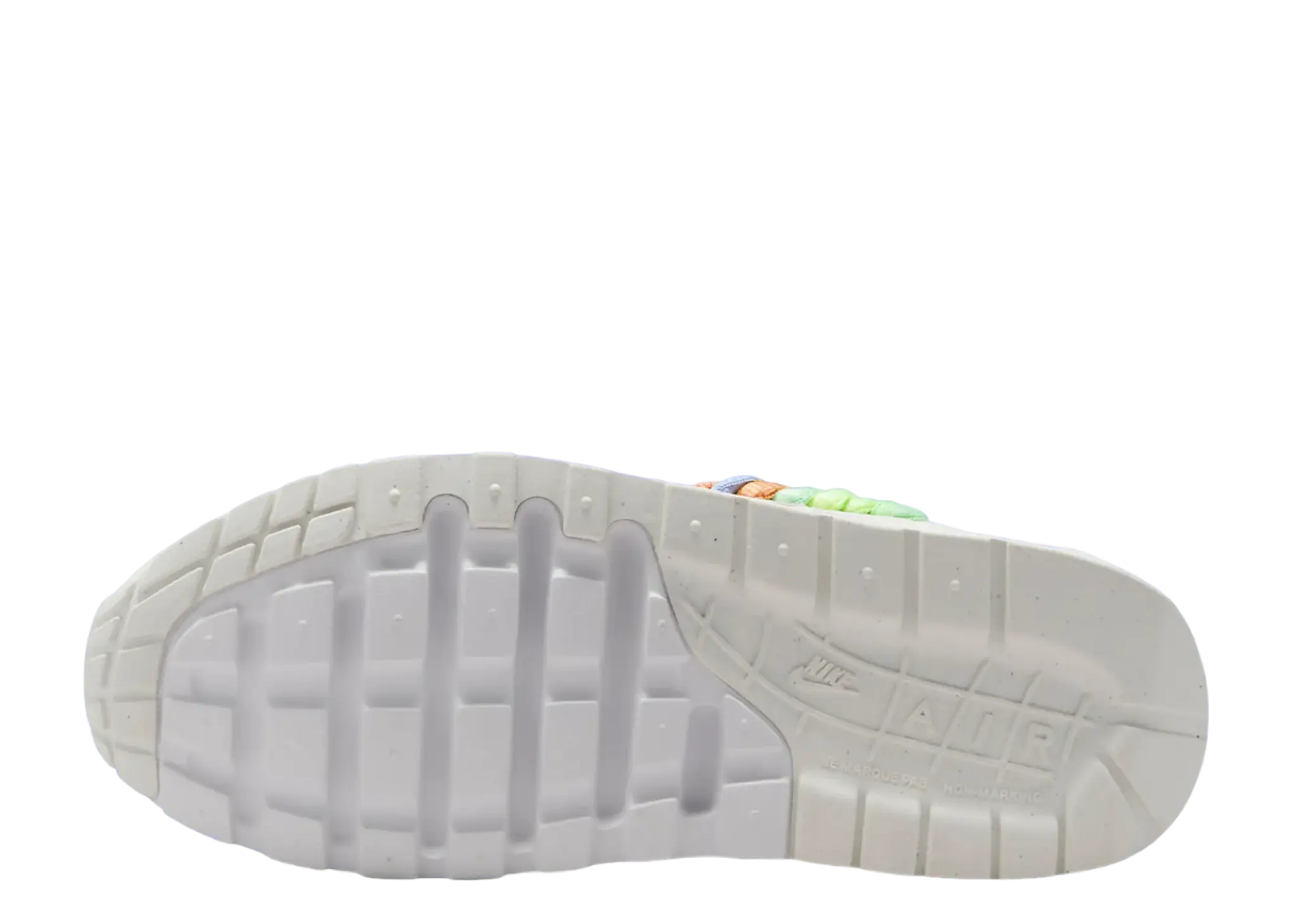 Nike Air Max 1 SE White Rainbow Lace Swoosh (Grade School) - photo 4