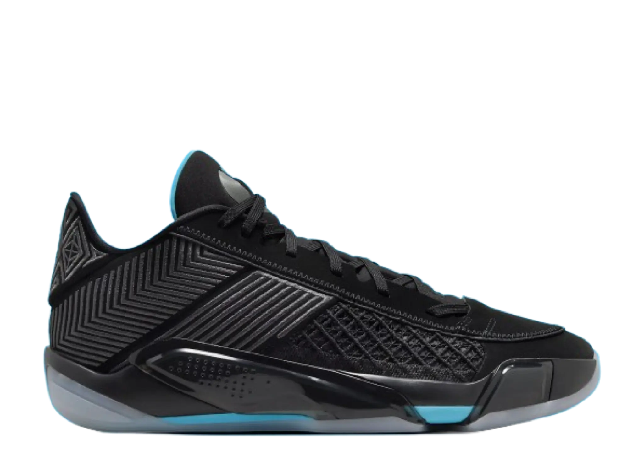 Air Jordan 38 Low PF Black Gamma Blue