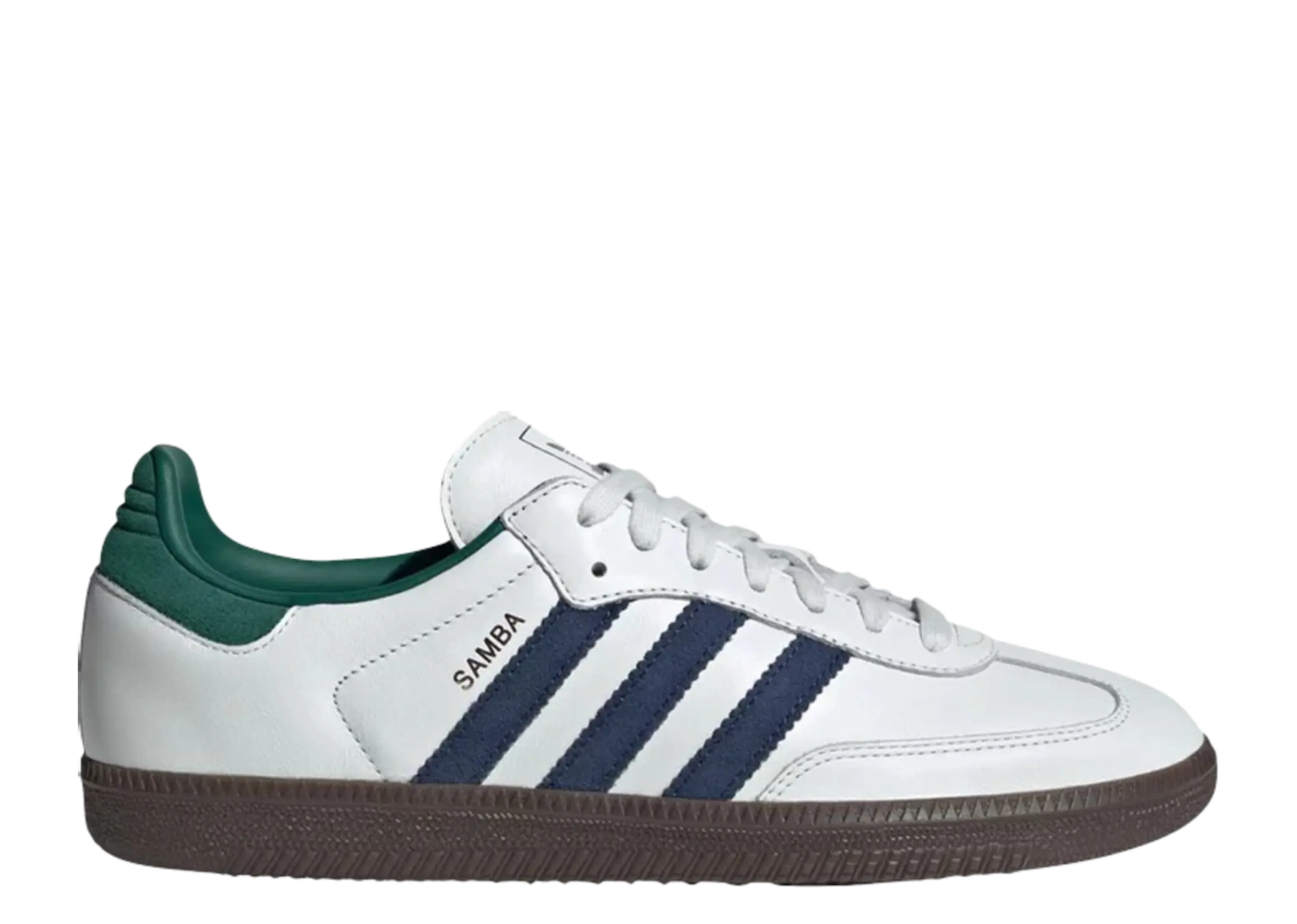 Adidas Samba OG White Navy Collegiate Green
