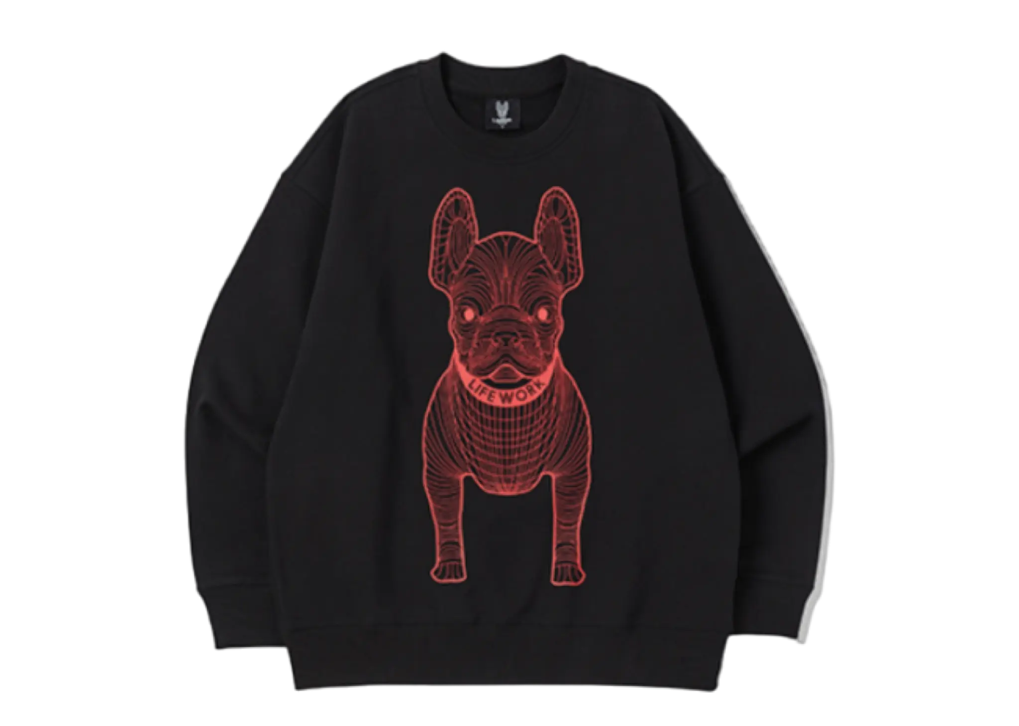 Lifework Big Radog Sweatshirt Black Red