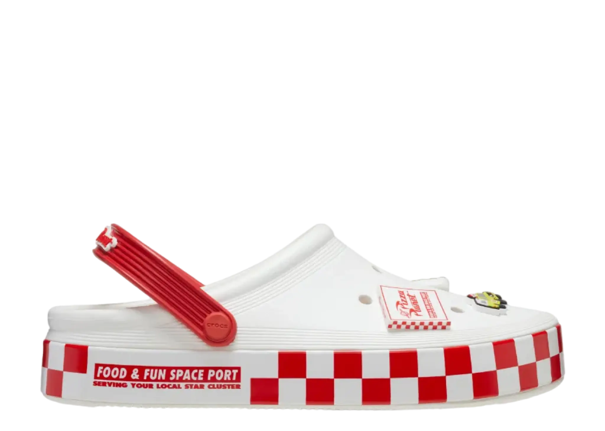 Crocs Off Court Clog Toy Story Pizza Planet